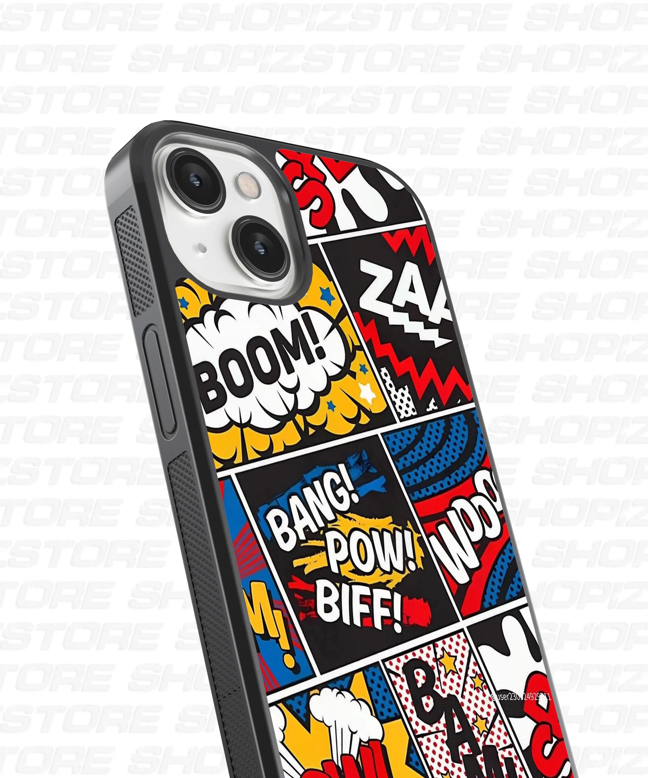 Bang pow Biff Glass Case