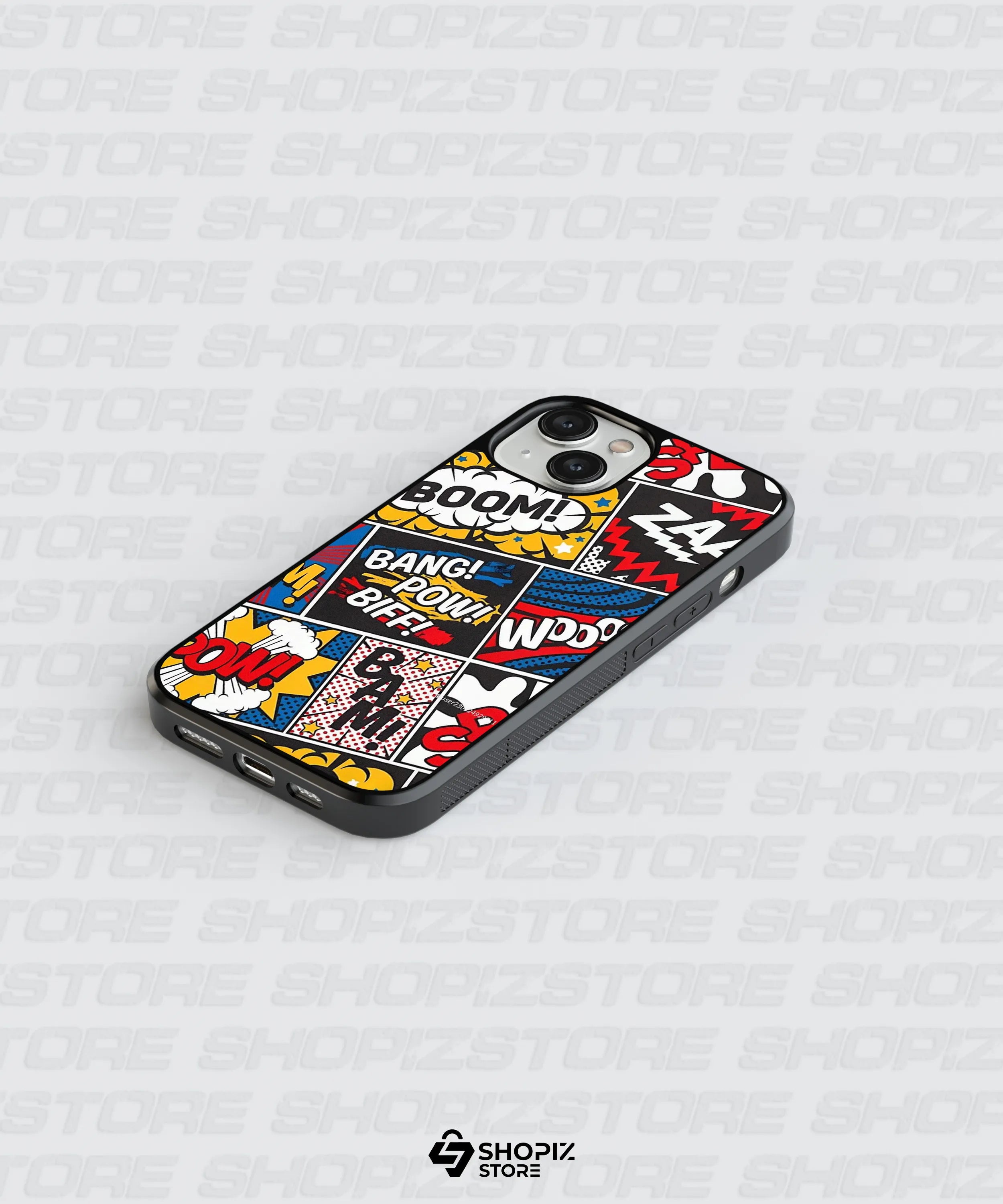 Bang pow Biff Glass Case