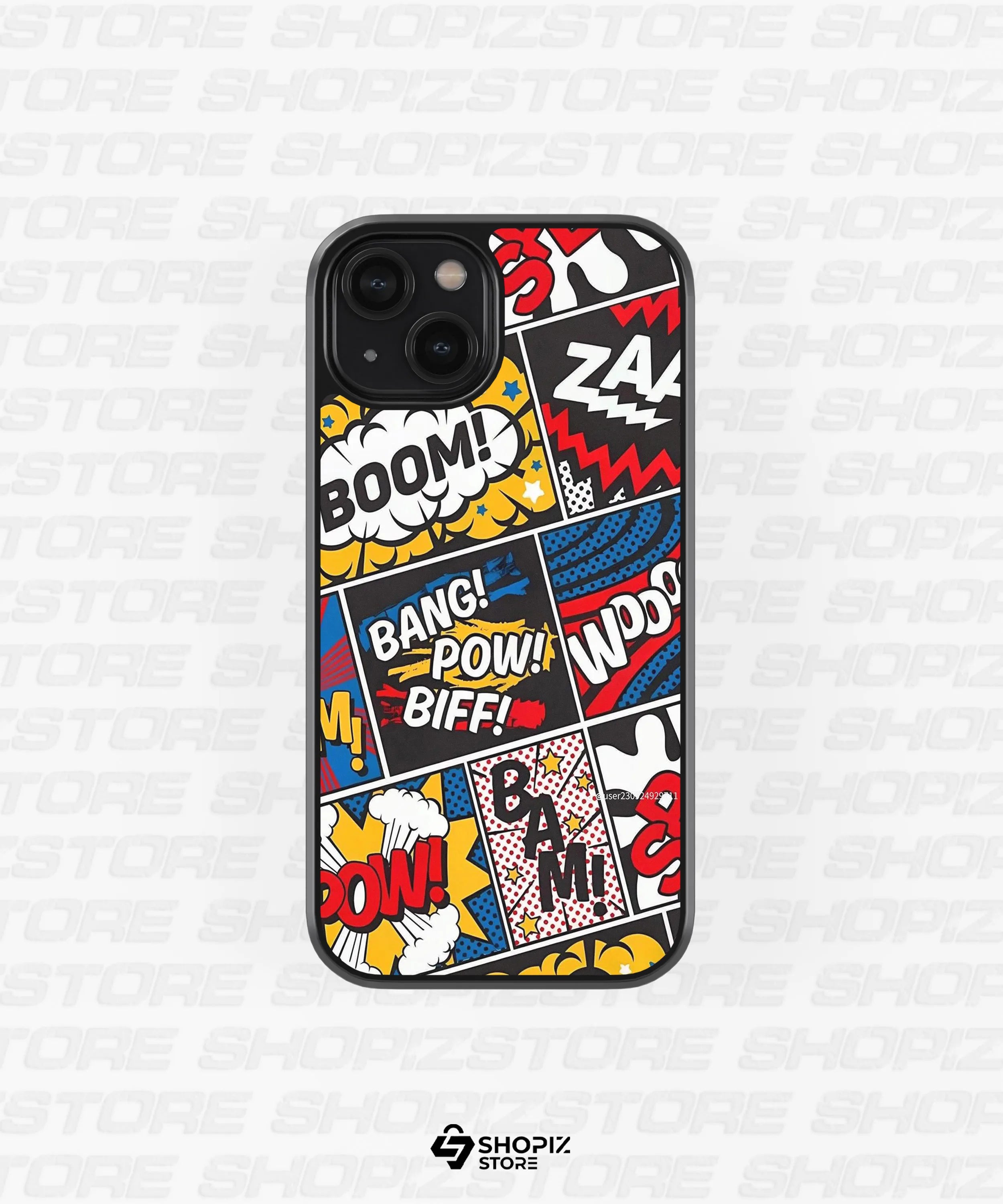 Bang pow Biff Glass Case