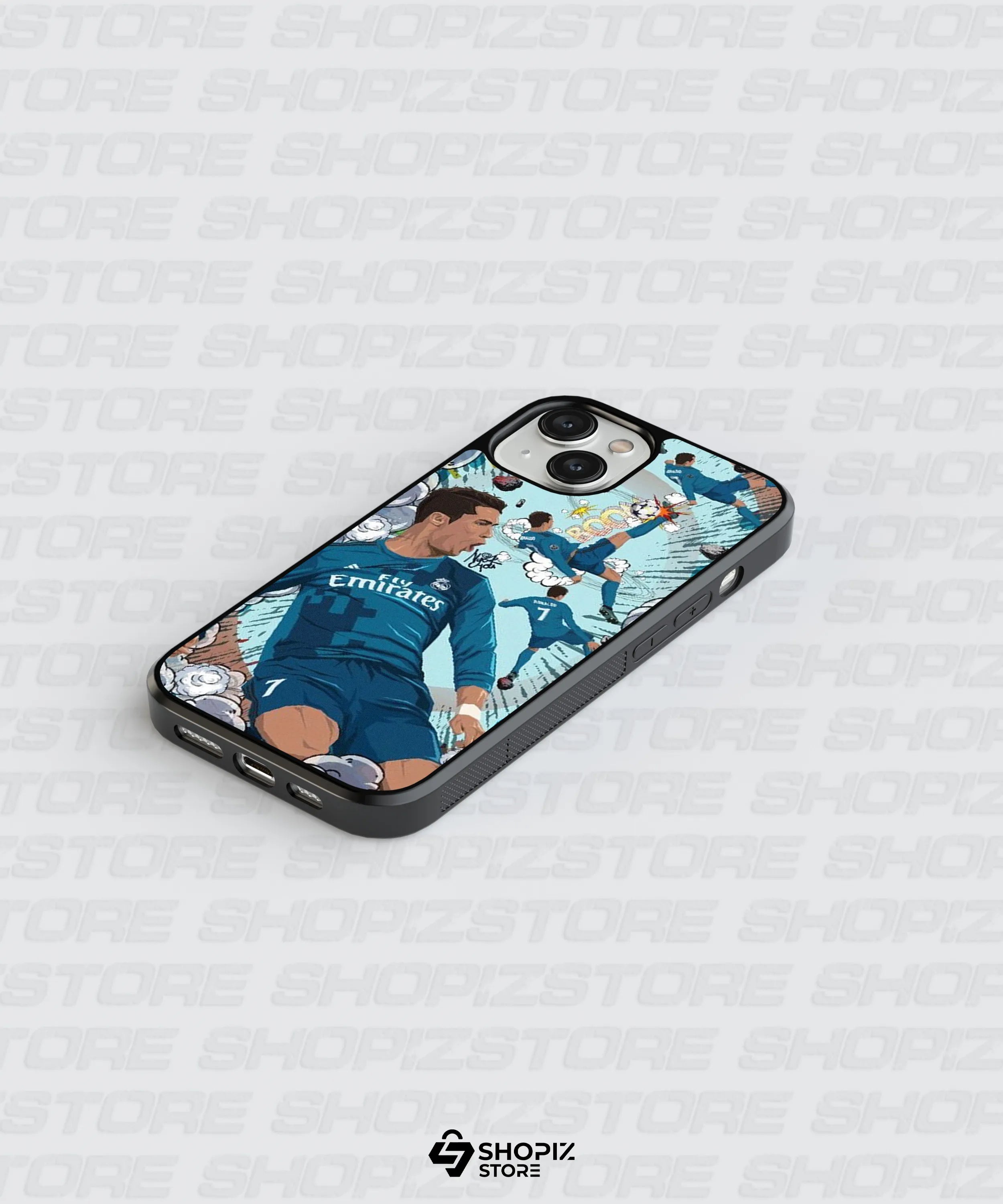 Ronaldo Blast CR7 Glass Case