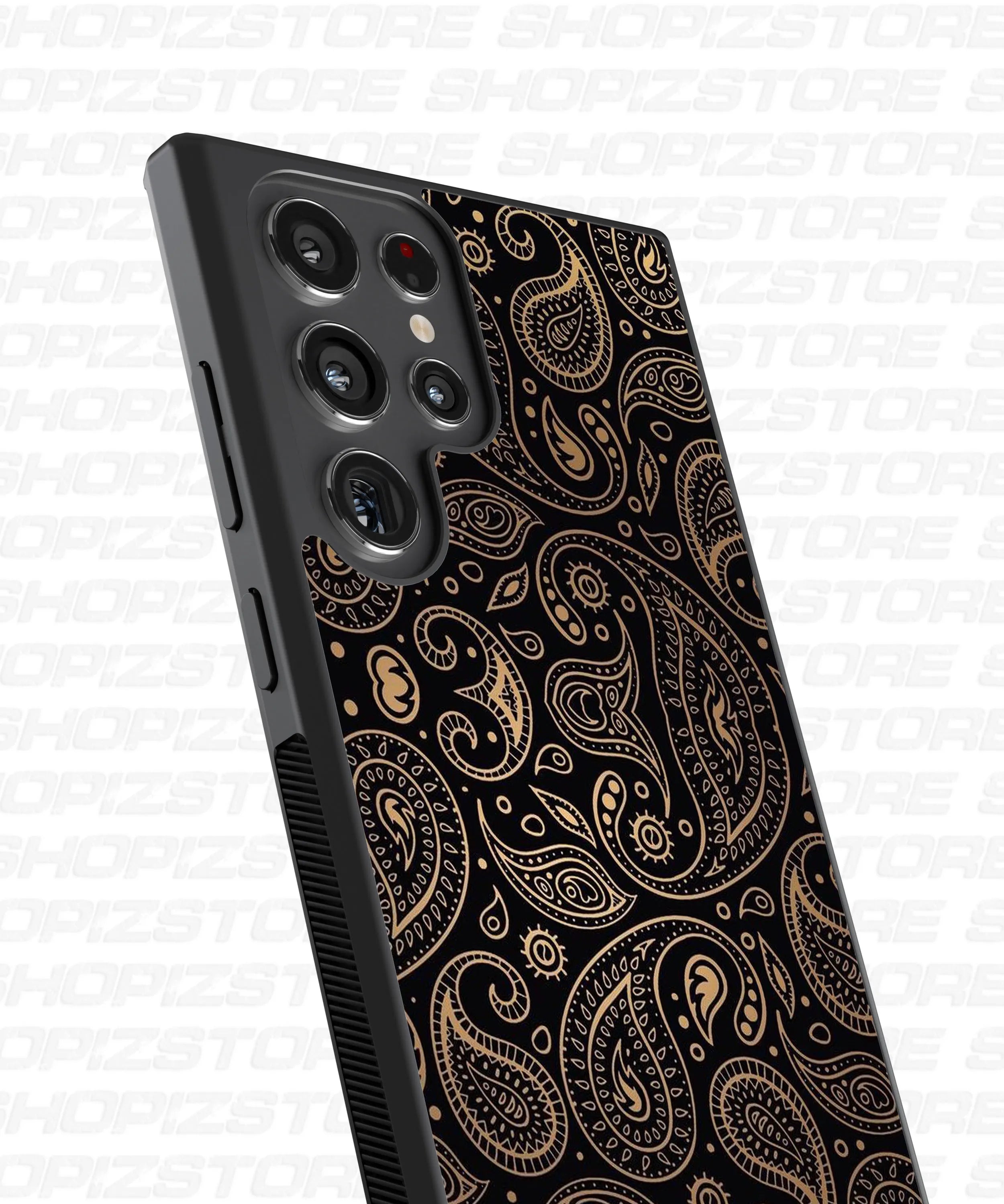 Boho Rug Doodle Metal Case