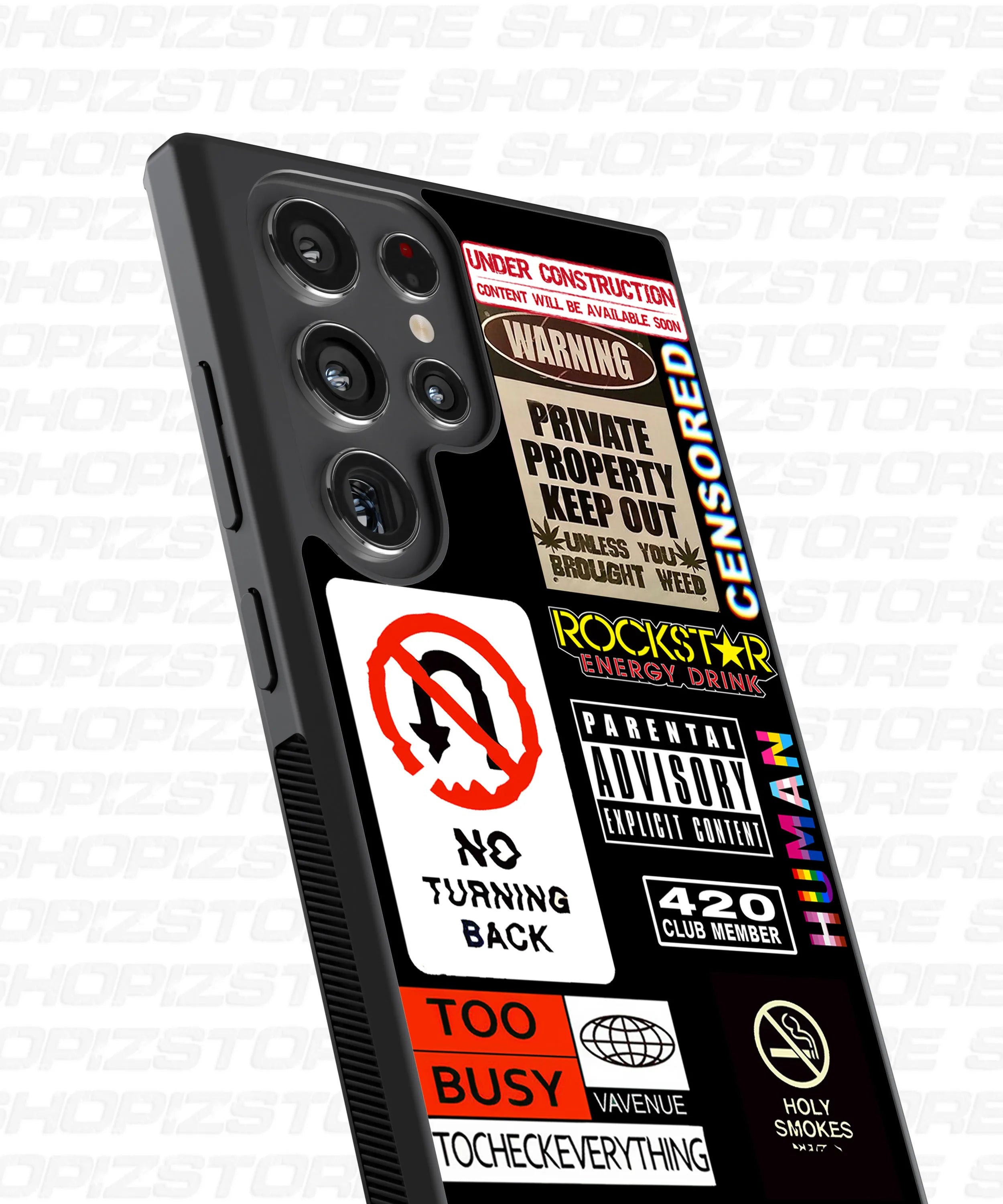 Censored Metal Case