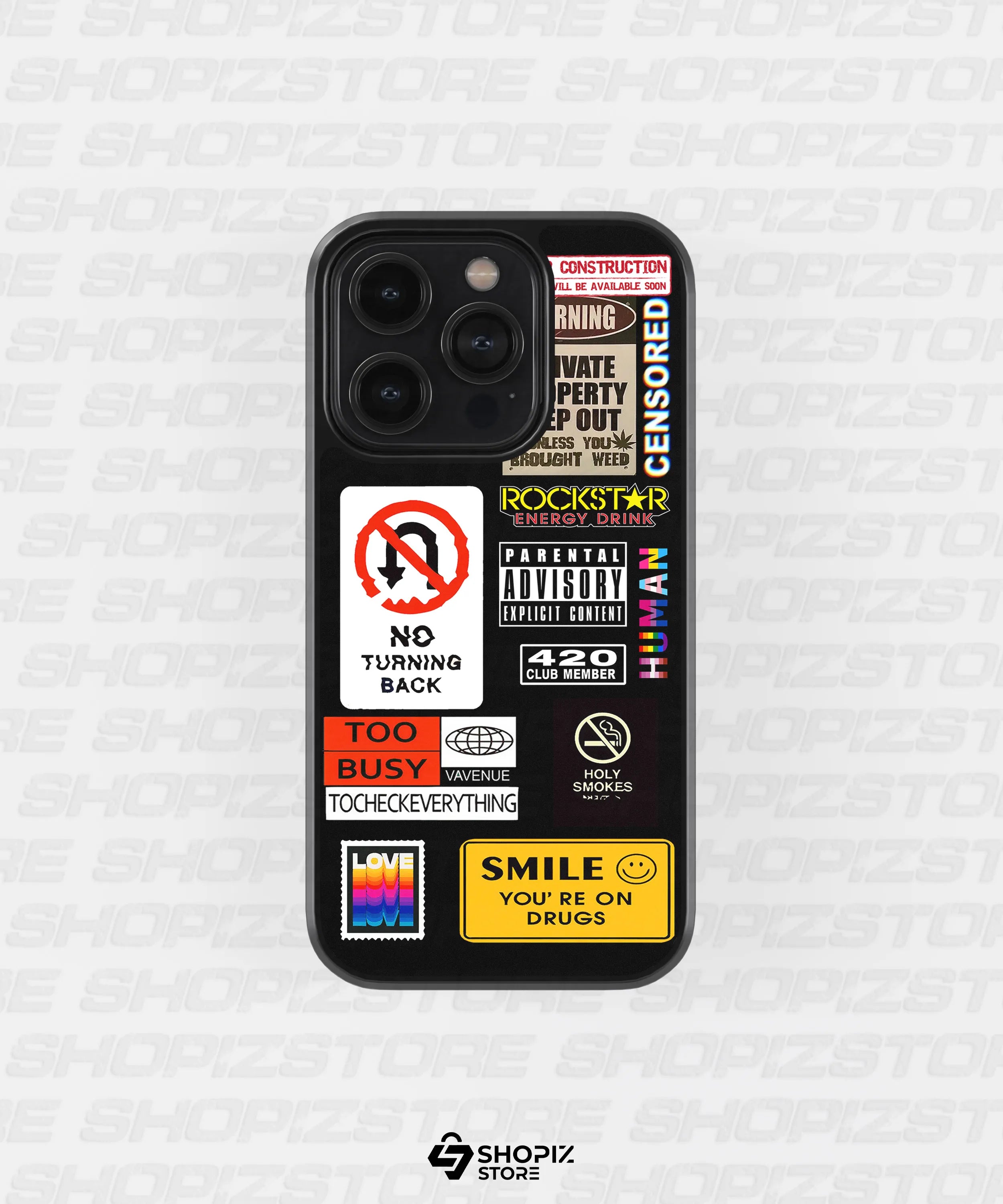 Censored Metal Case