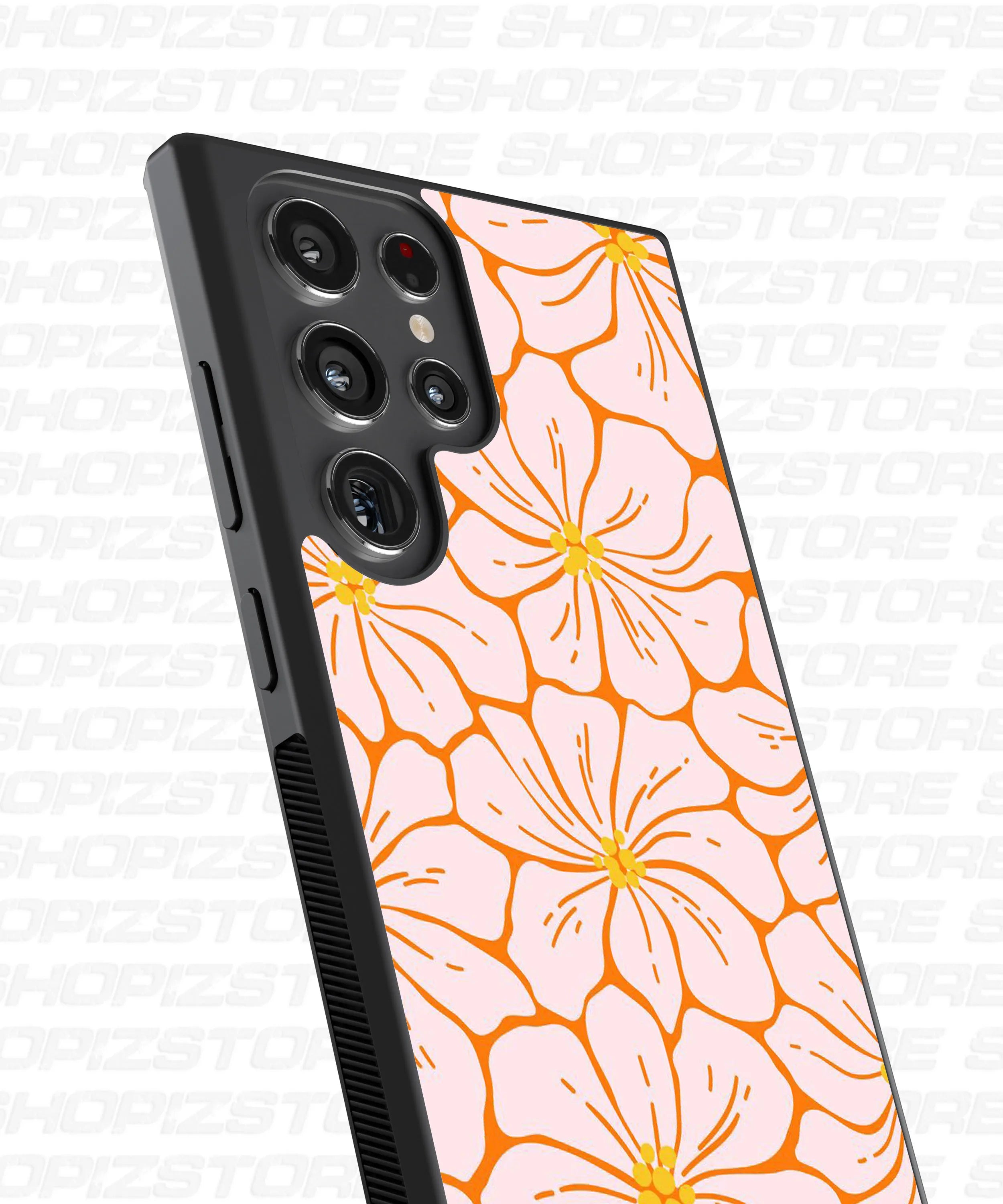 Citrus Symphony Florall Metal Case