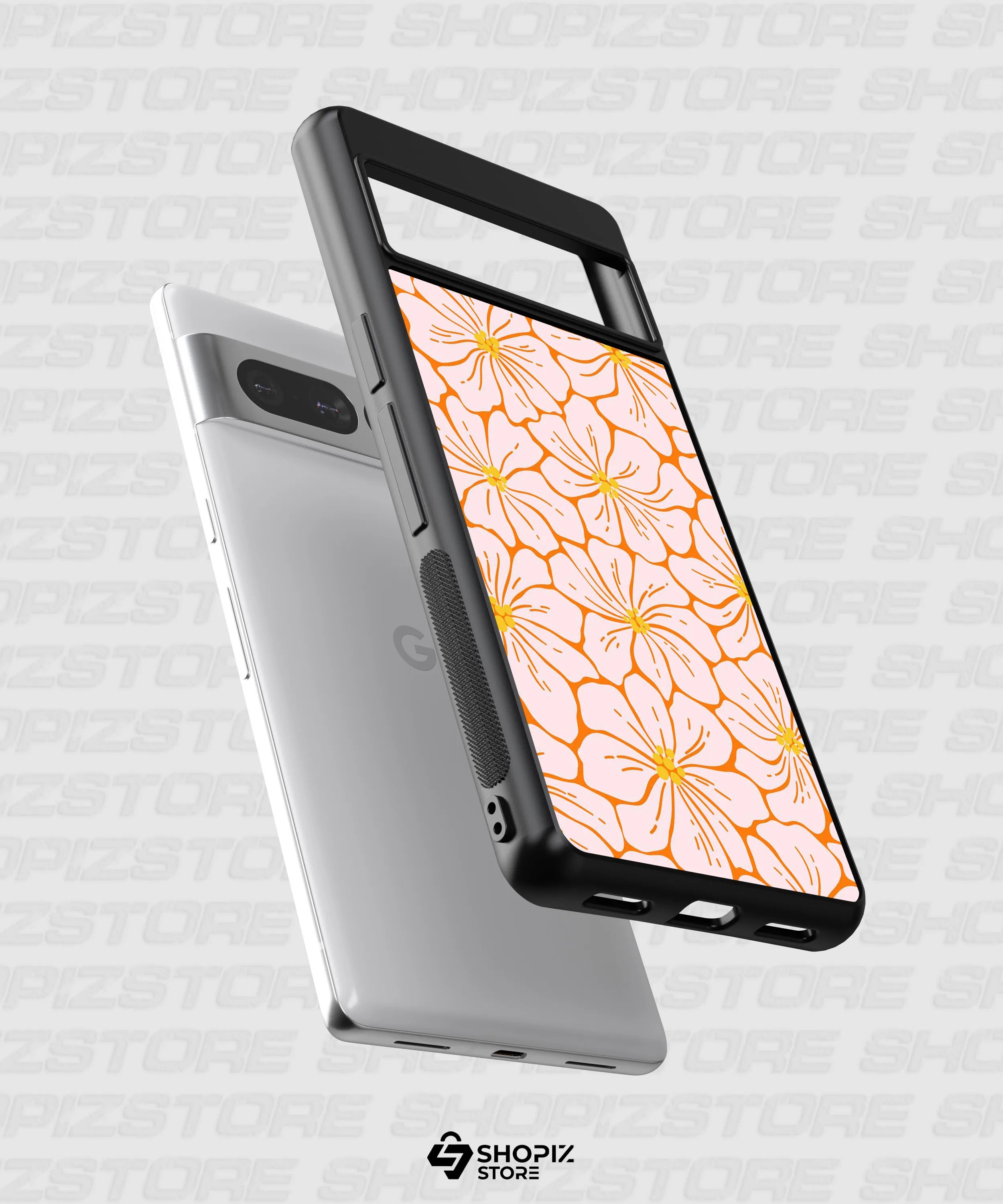 Citrus Symphony Florall Metal Case