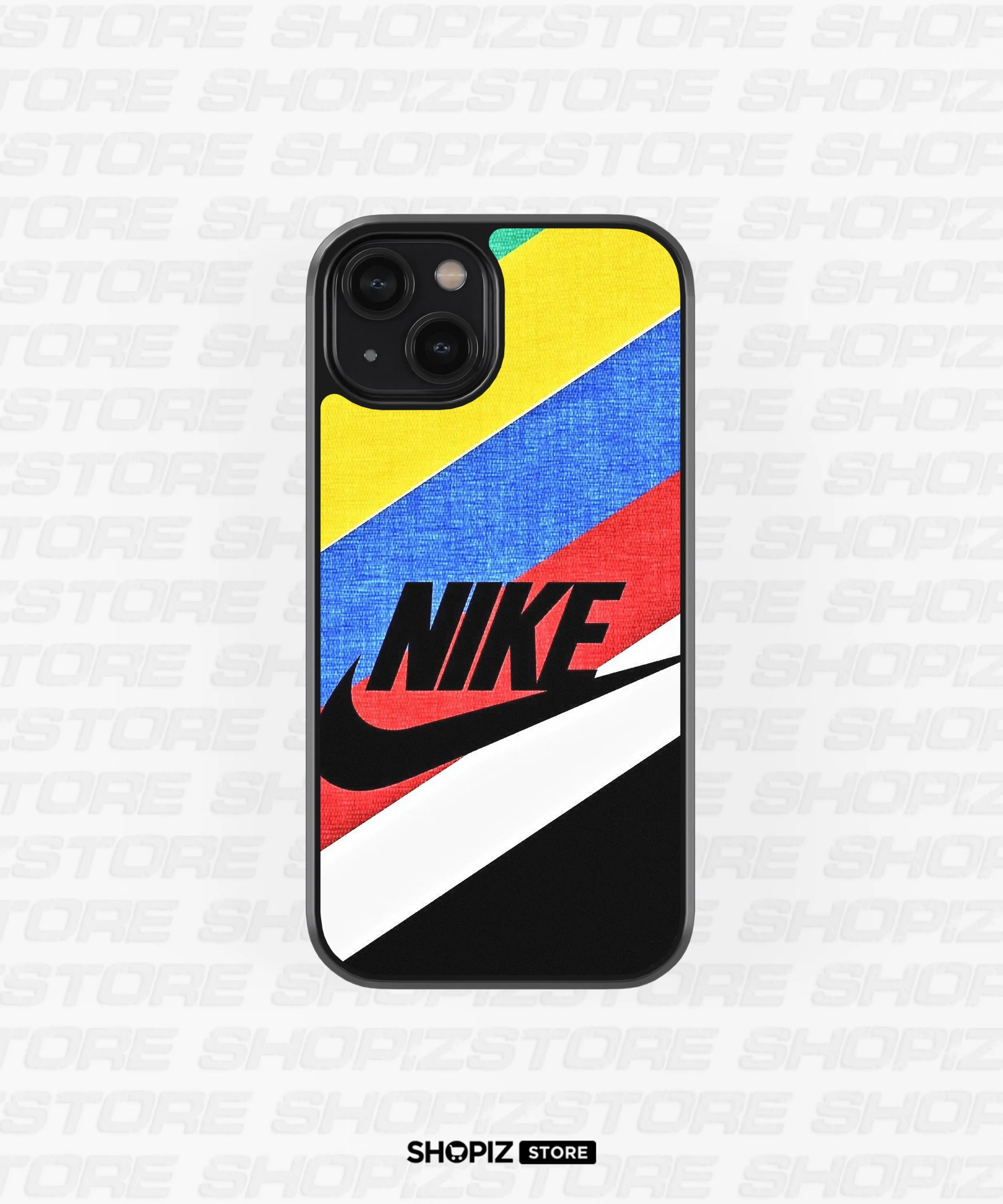 Color Stripes Swoosh Glass Case
