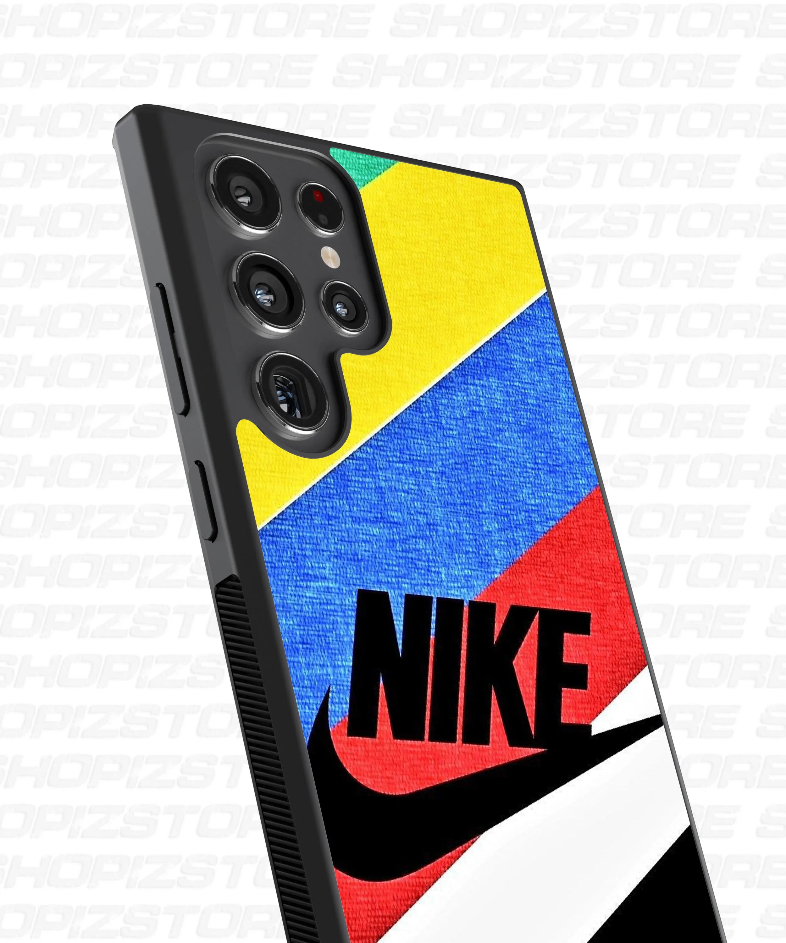 Color Stripes Swoosh Metal Case