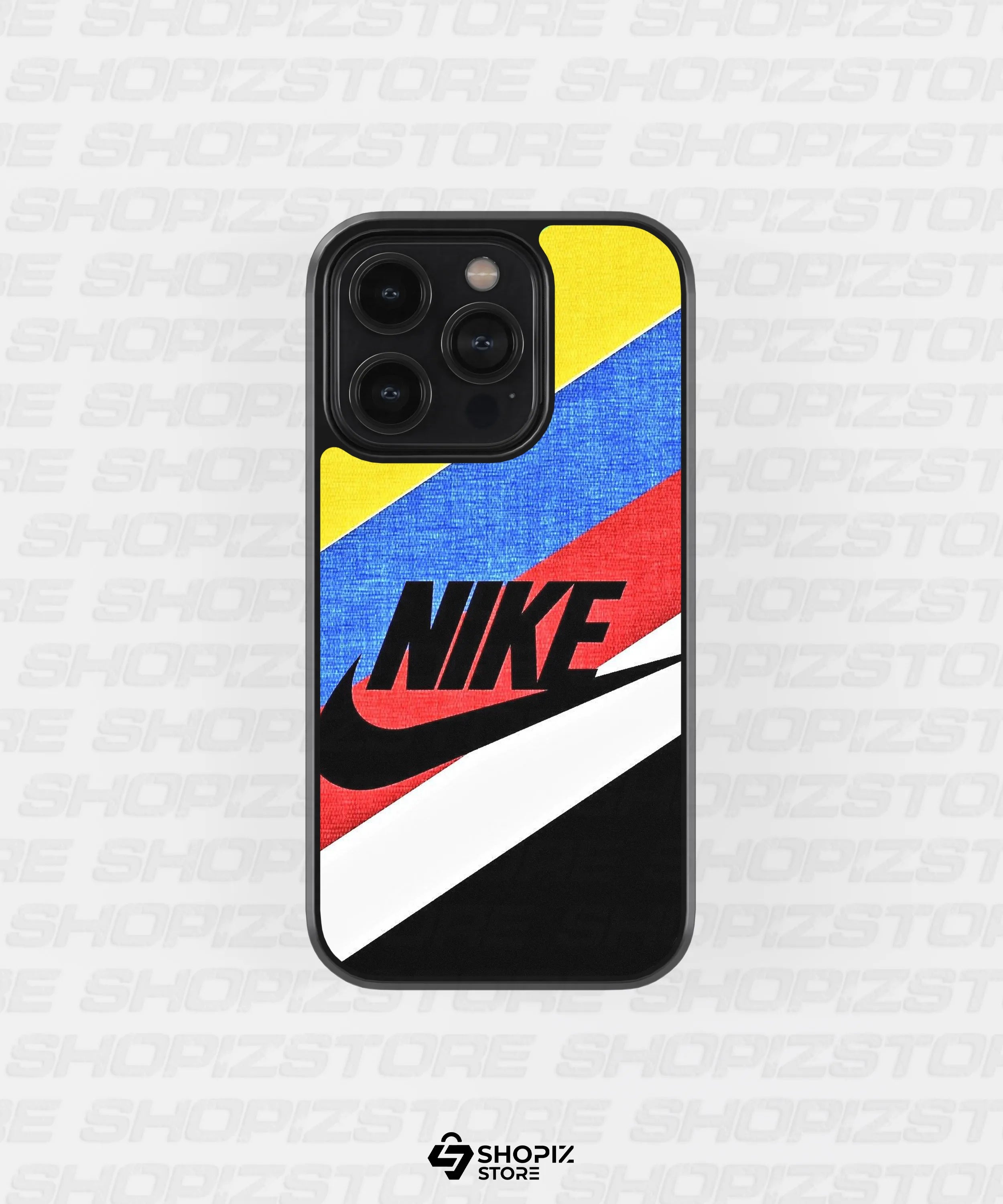 Color Stripes Swoosh Metal Case