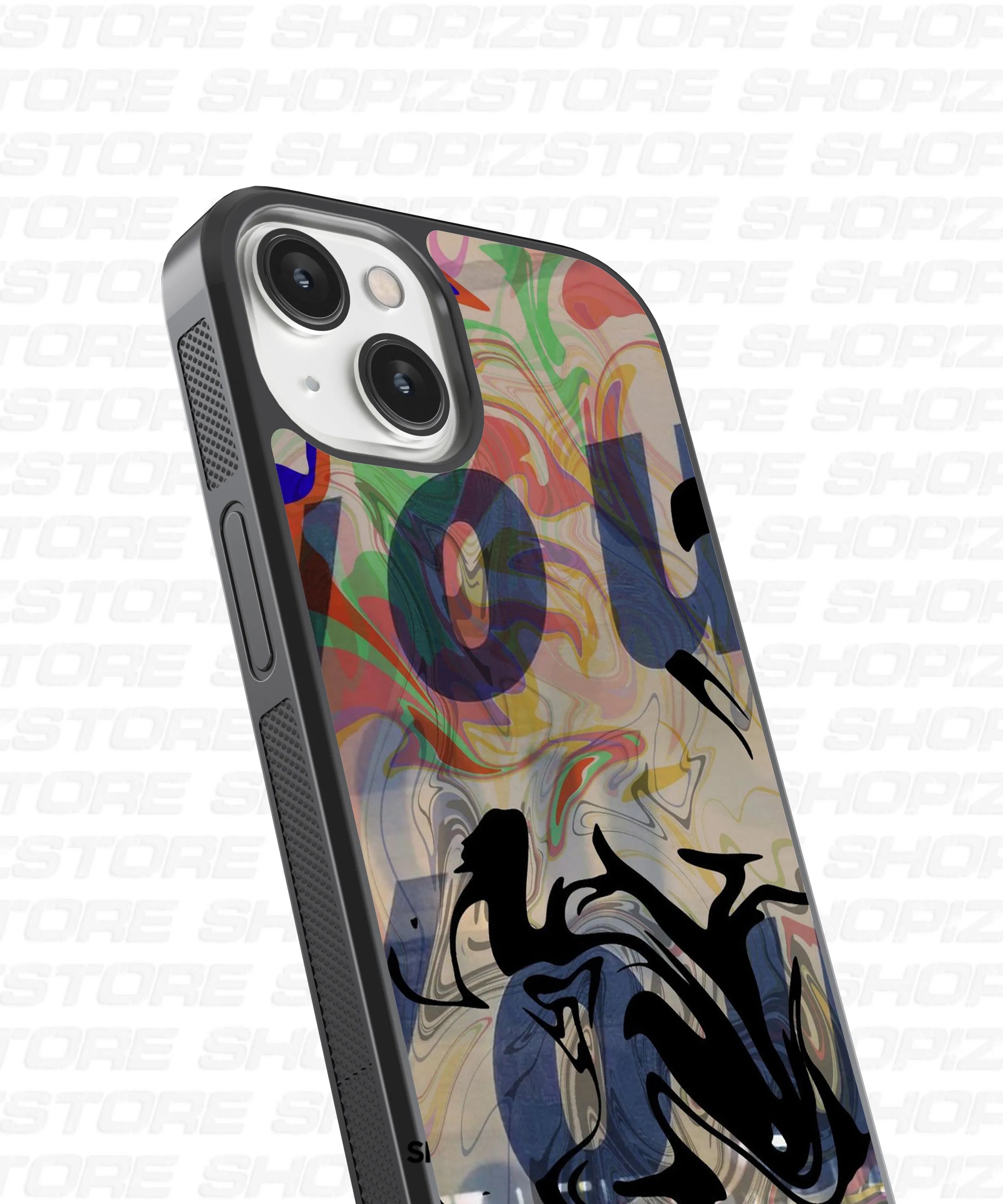 Color Vortex Glass Case