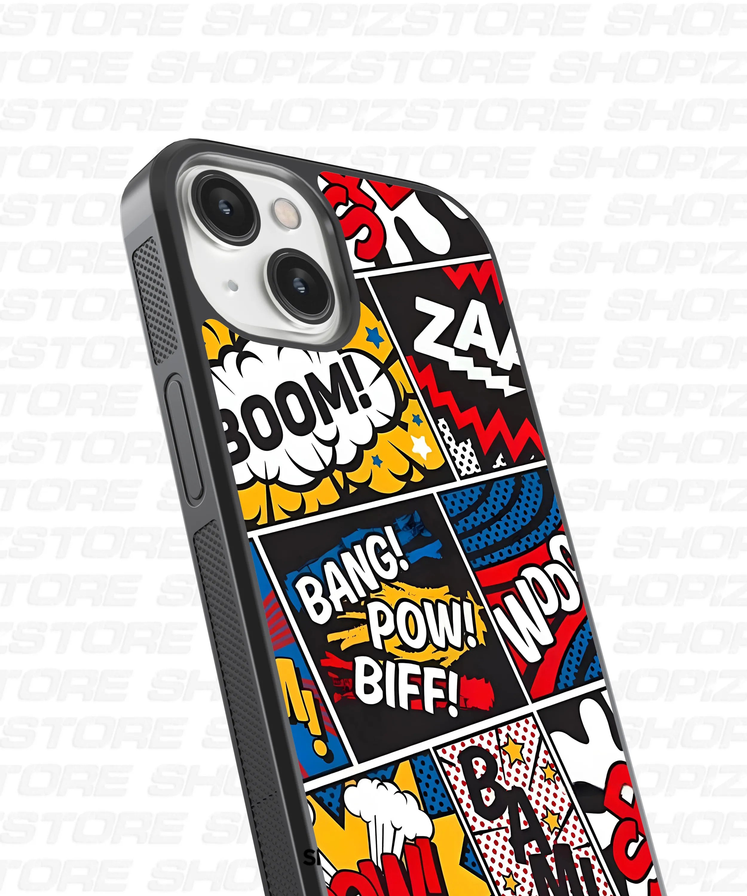 Comic Vibe Bang Pow Glass Case