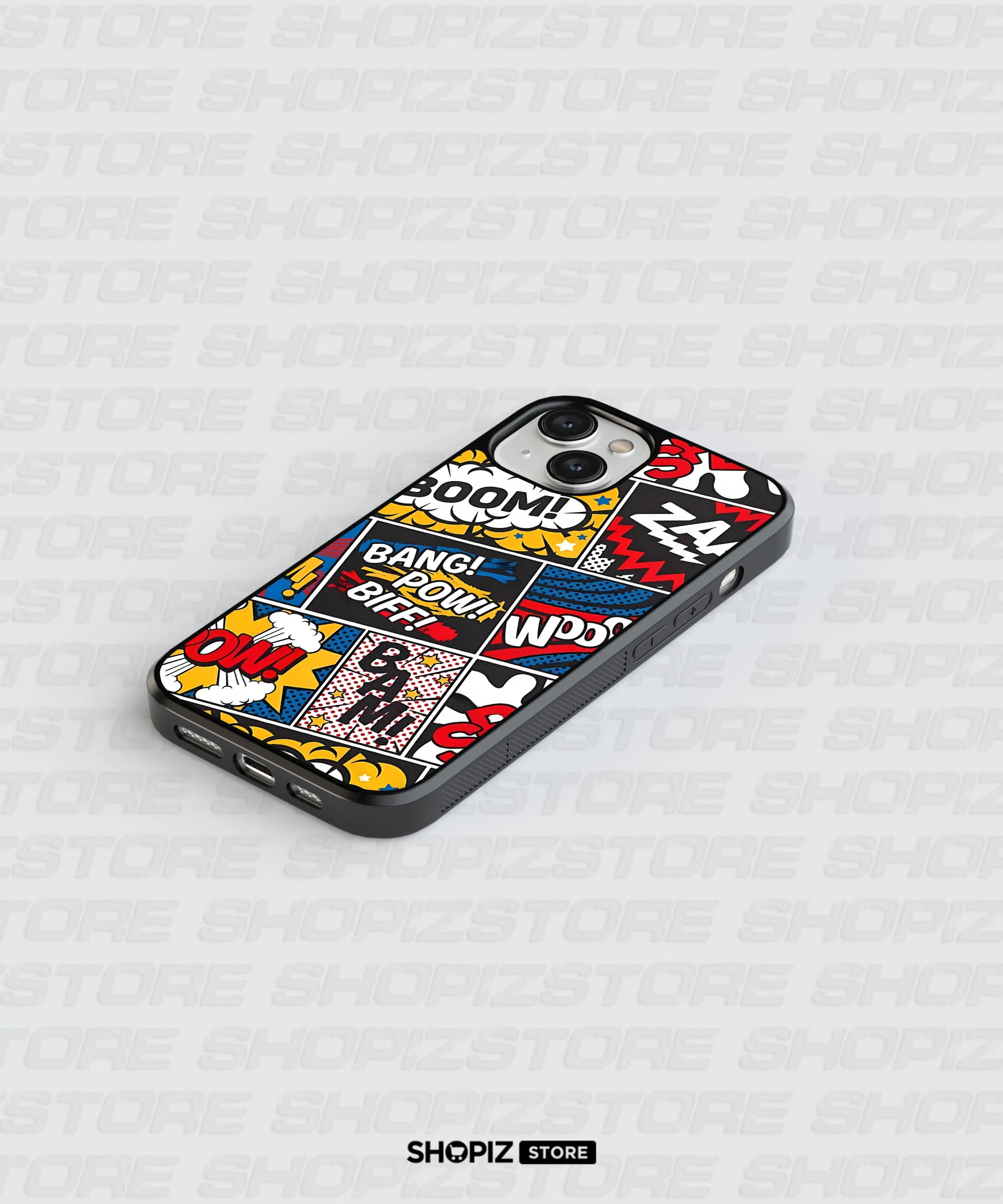Comic Vibe Bang Pow Glass Case