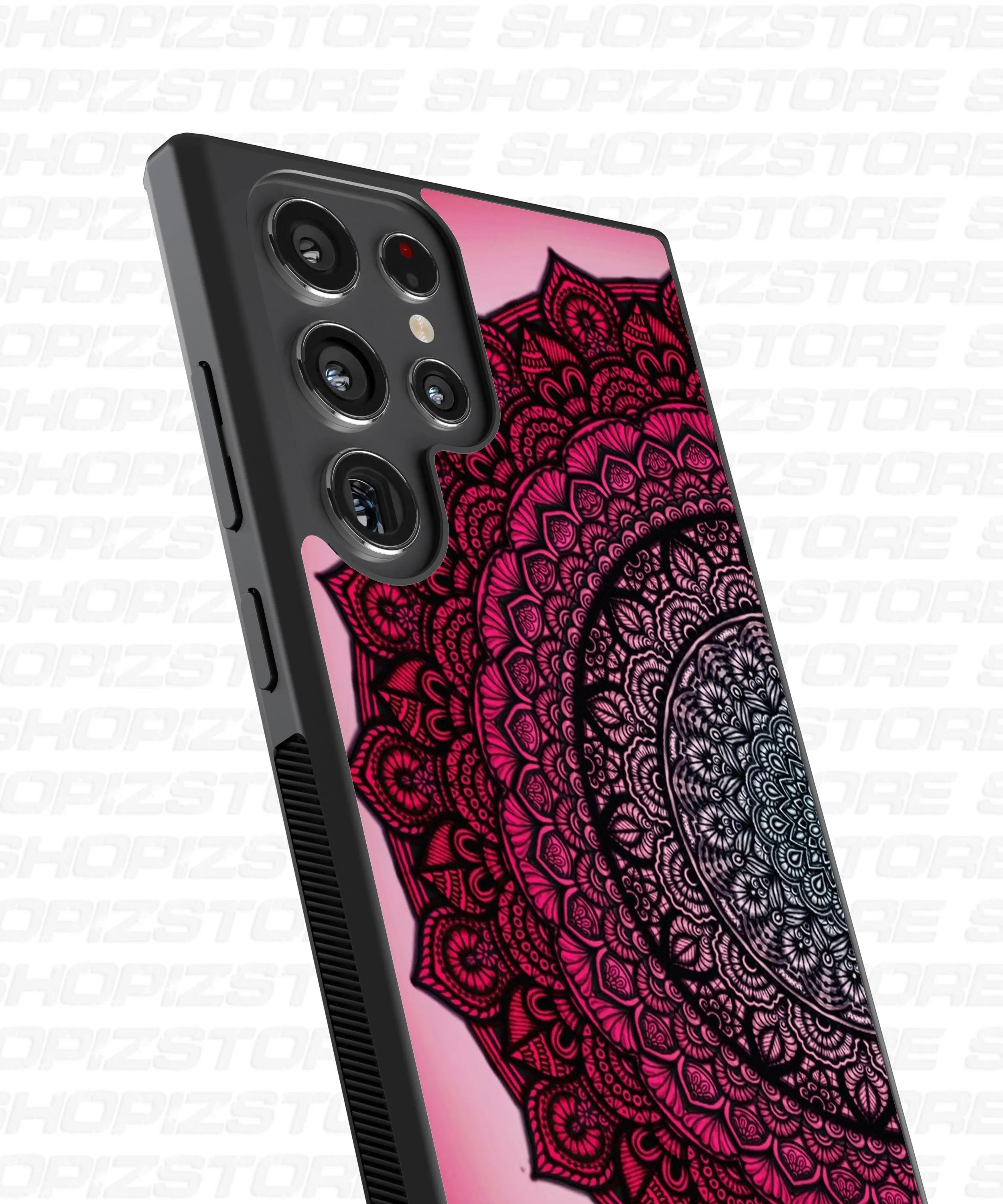 Cosmic Flower Mandala Metal Case