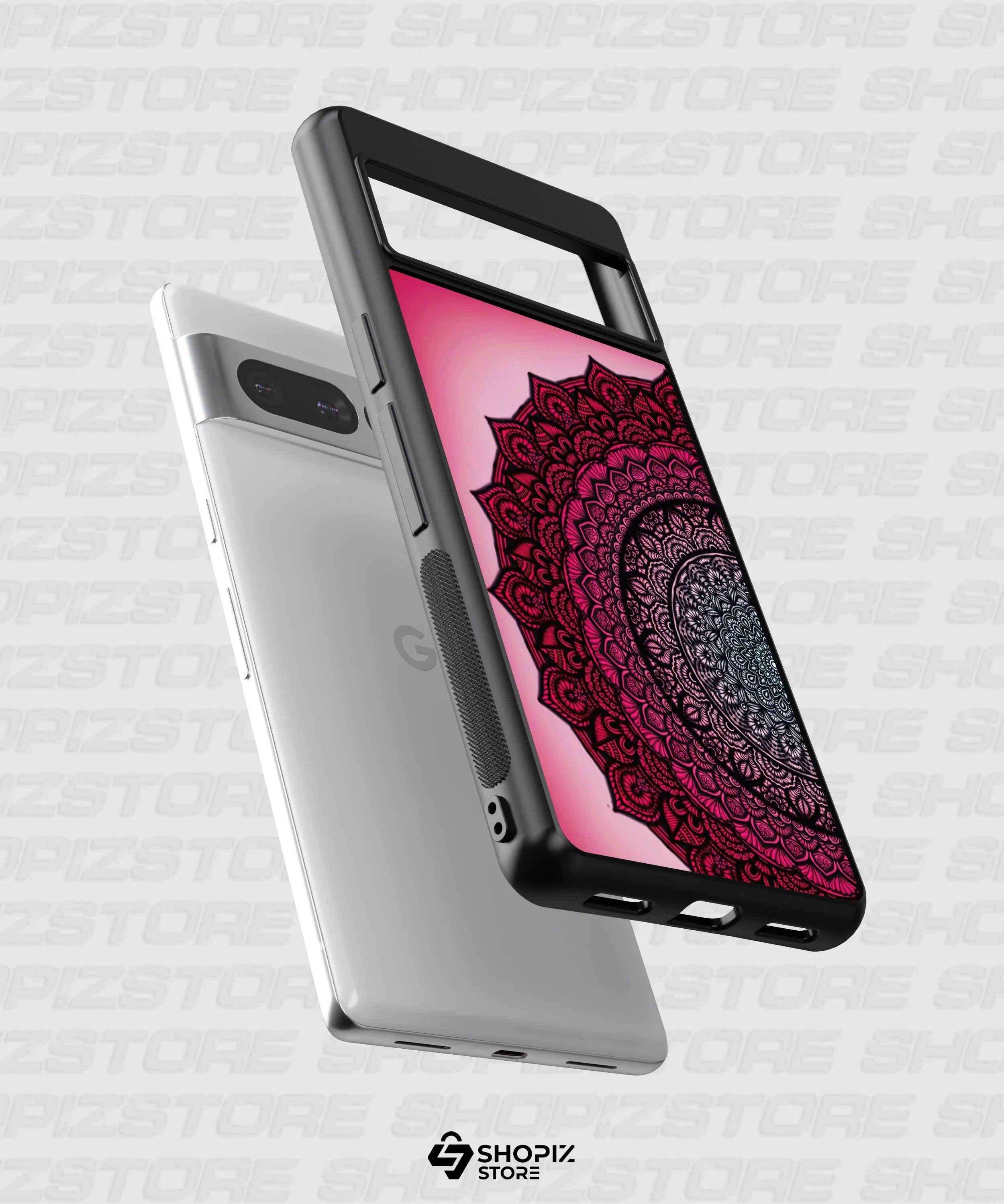 Cosmic Flower Mandala Metal Case
