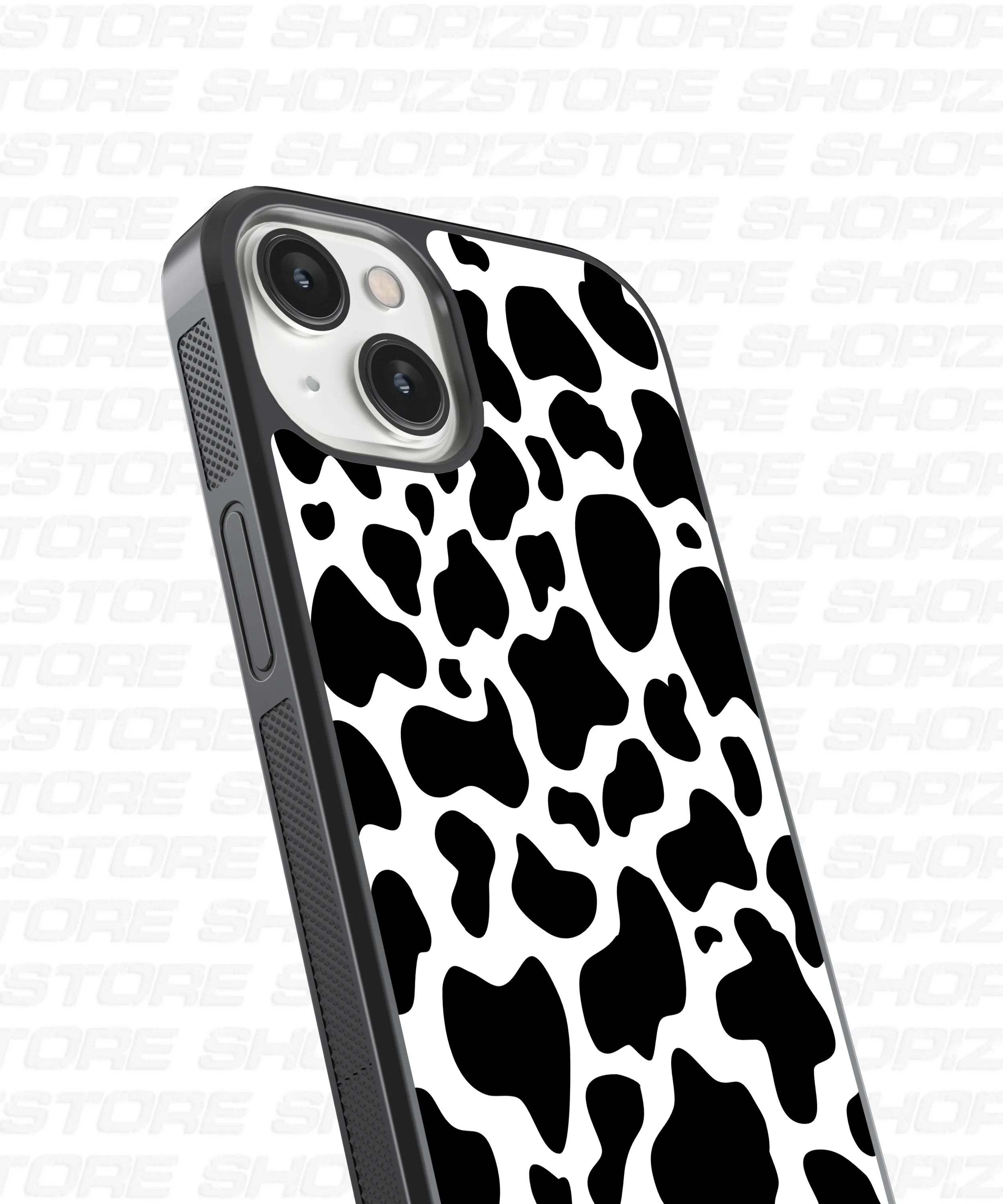 Cowhide Chic Glass Case
