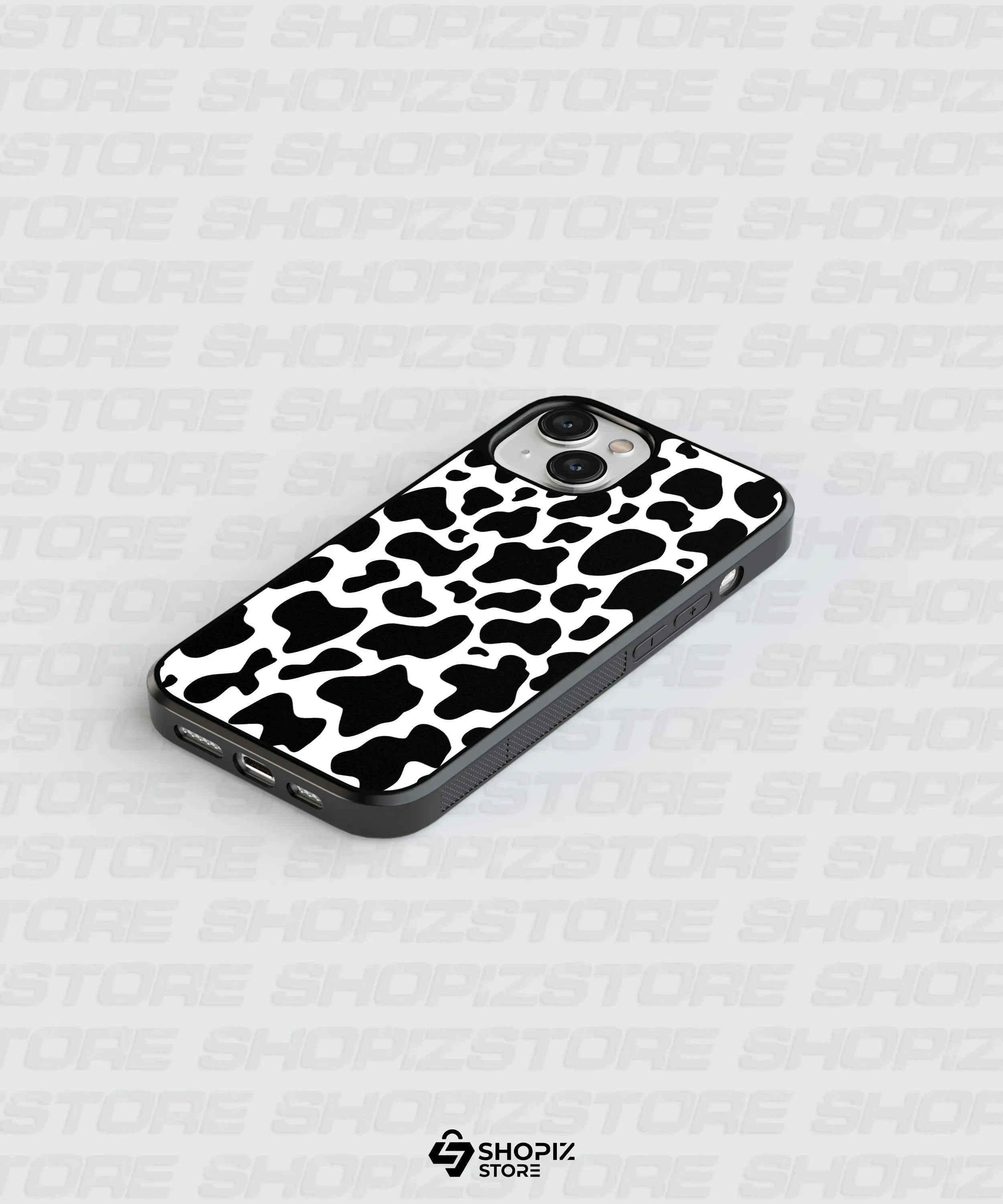 Cowhide Chic Glass Case