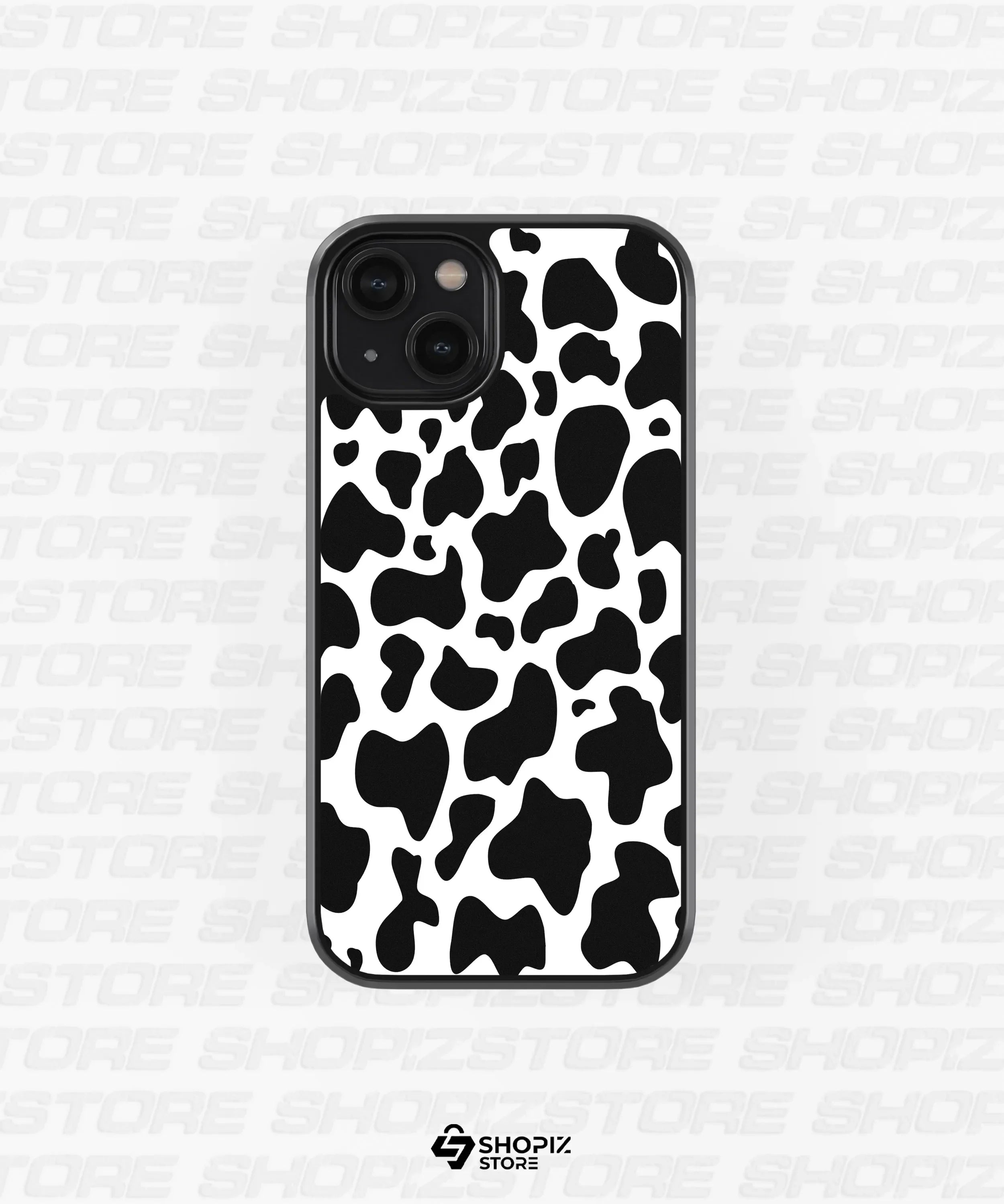 Cowhide Chic Glass Case