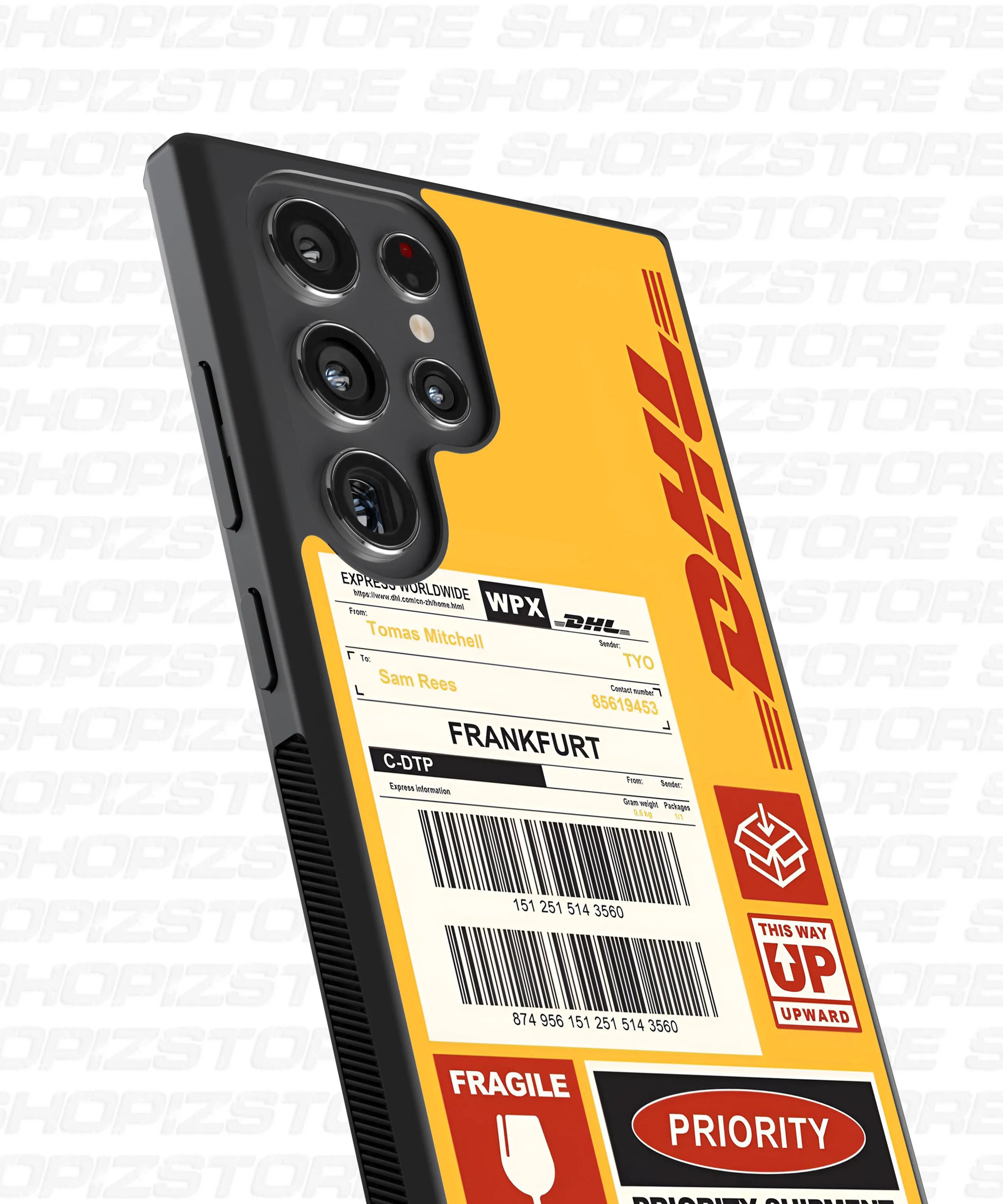 DHL Priority Shipment Metal Case
