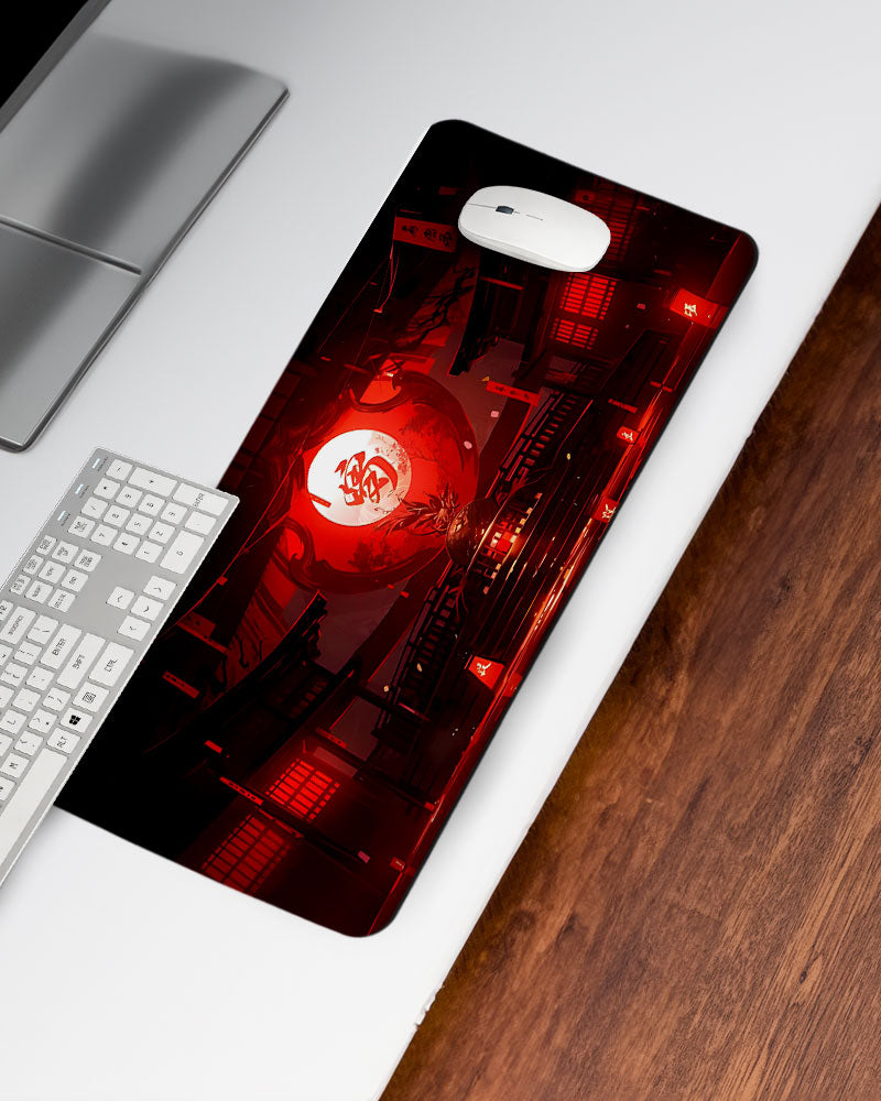 Crimson Chamber Desk Mat