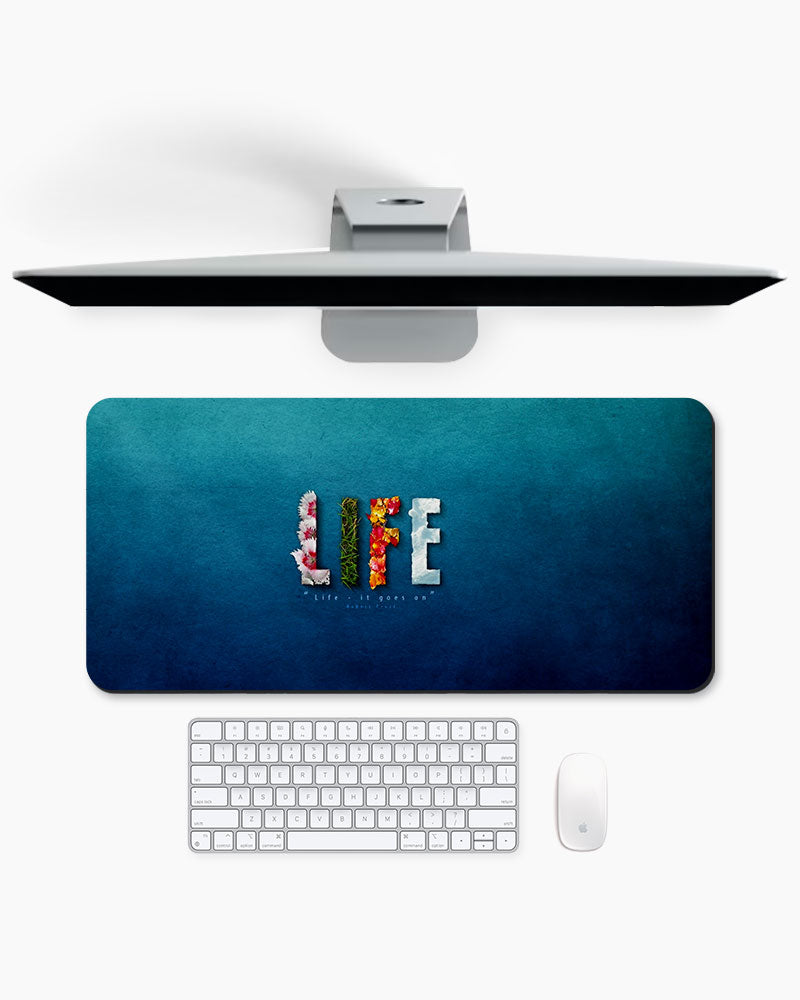 Bold Life Burst Desk Mat