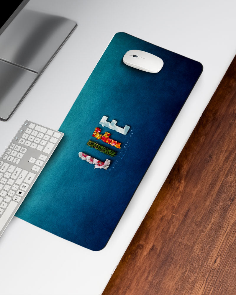 Bold Life Burst Desk Mat