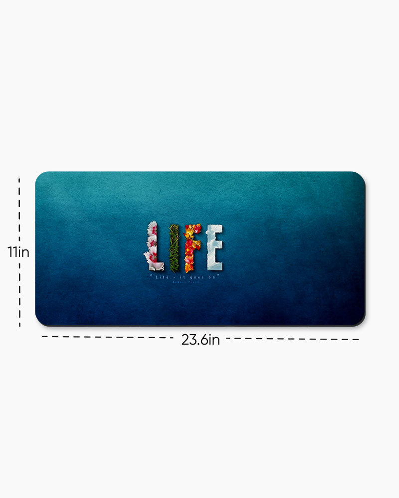 Bold Life Burst Desk Mat