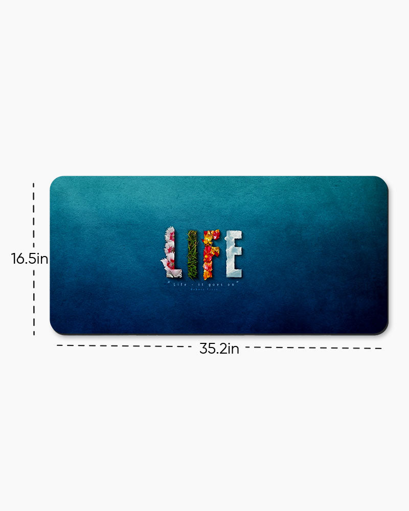 Bold Life Burst Desk Mat
