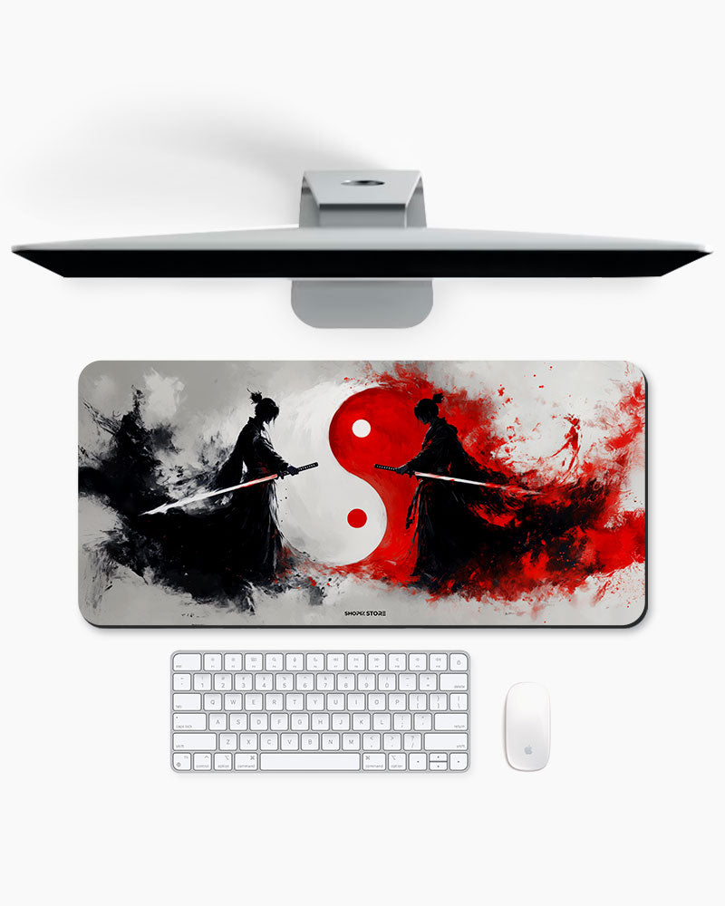Yin Flame Flow Desk Mat