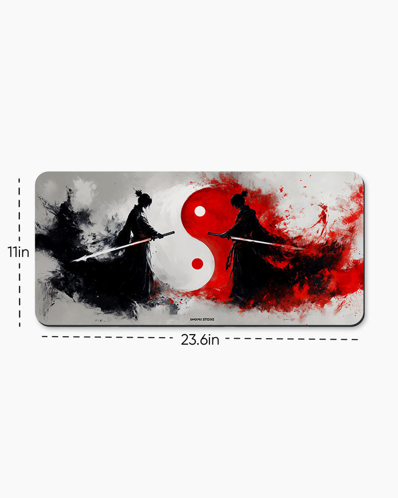 Yin Flame Flow Desk Mat