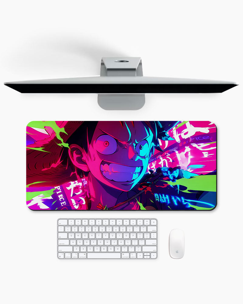 Glitch Samurai Desk Mat