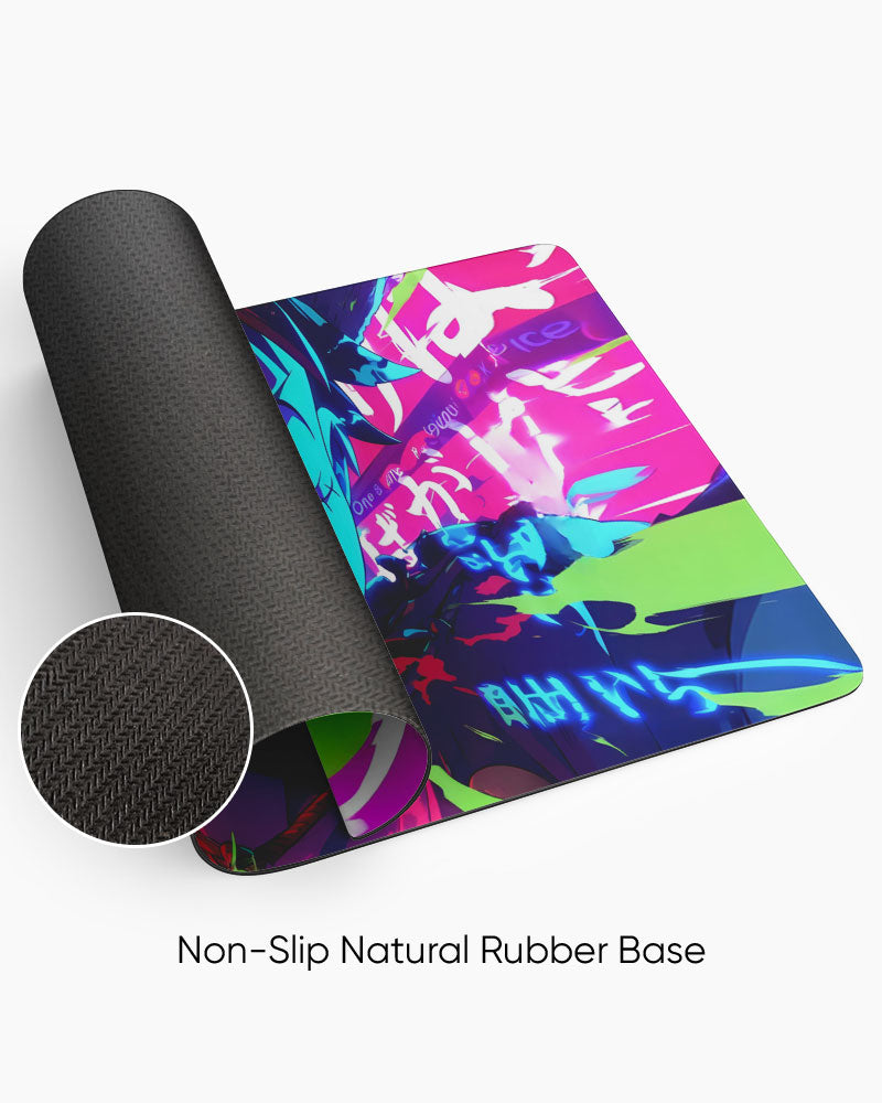 Glitch Samurai Desk Mat