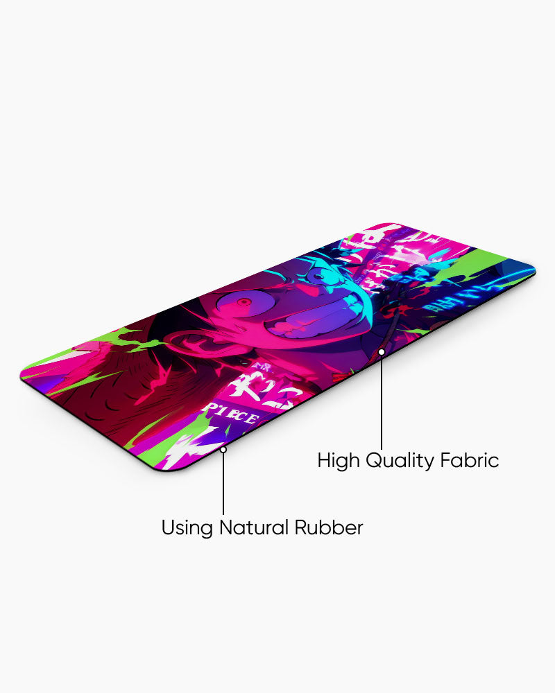 Glitch Samurai Desk Mat