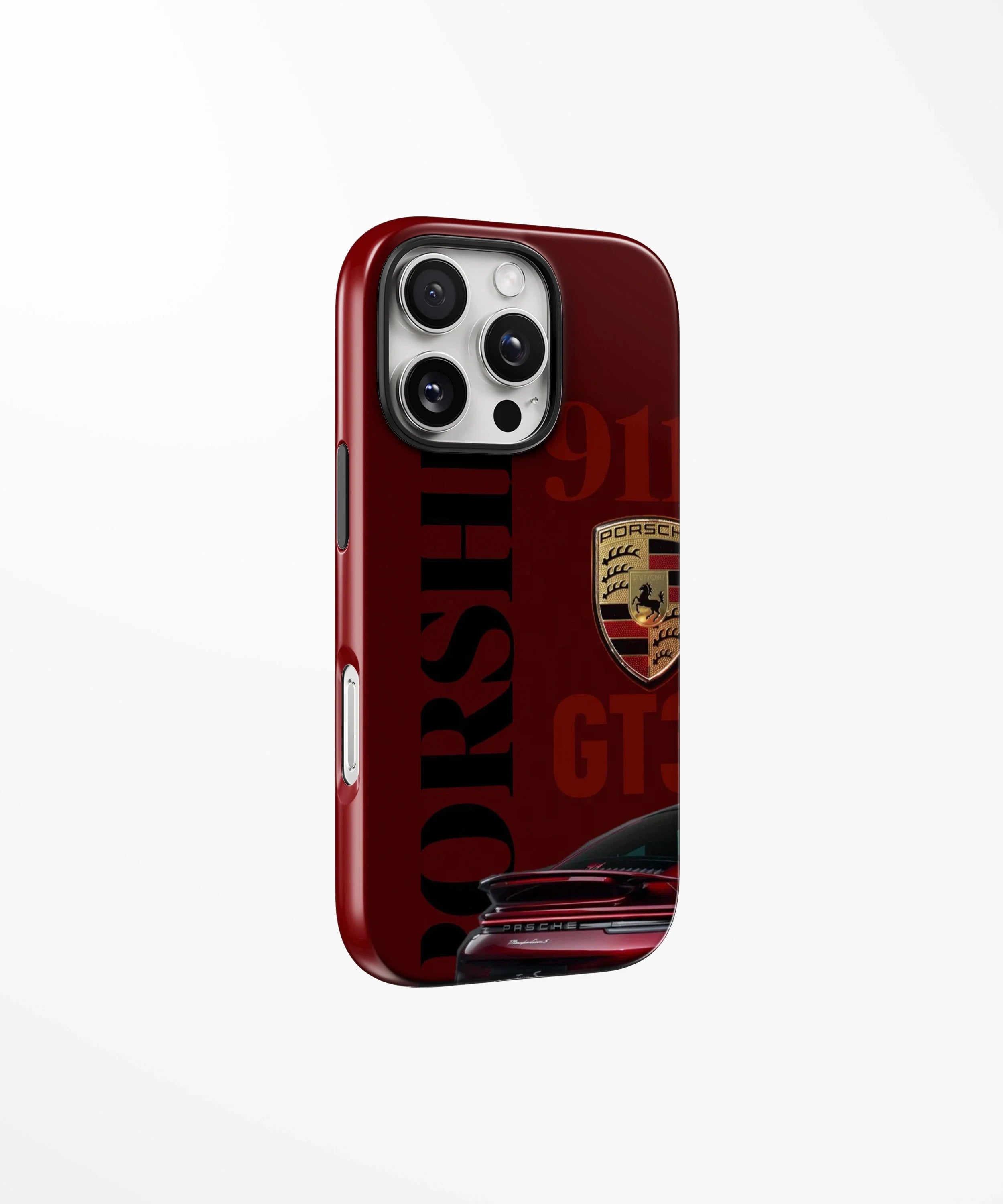 Dark red 911 GT3 Glossy Armed Case