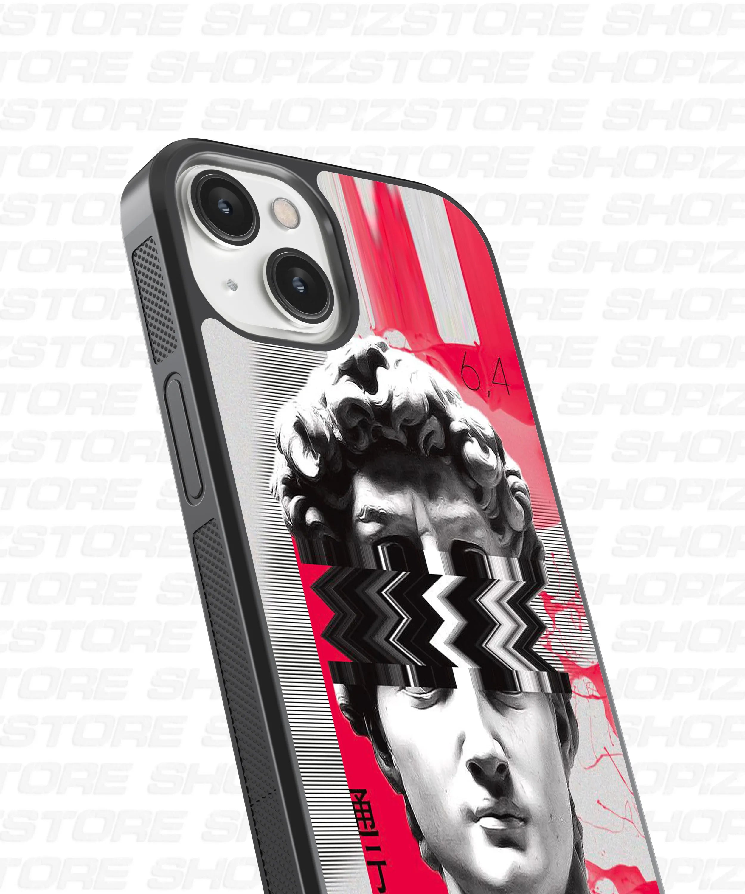 Digital david Glass Case