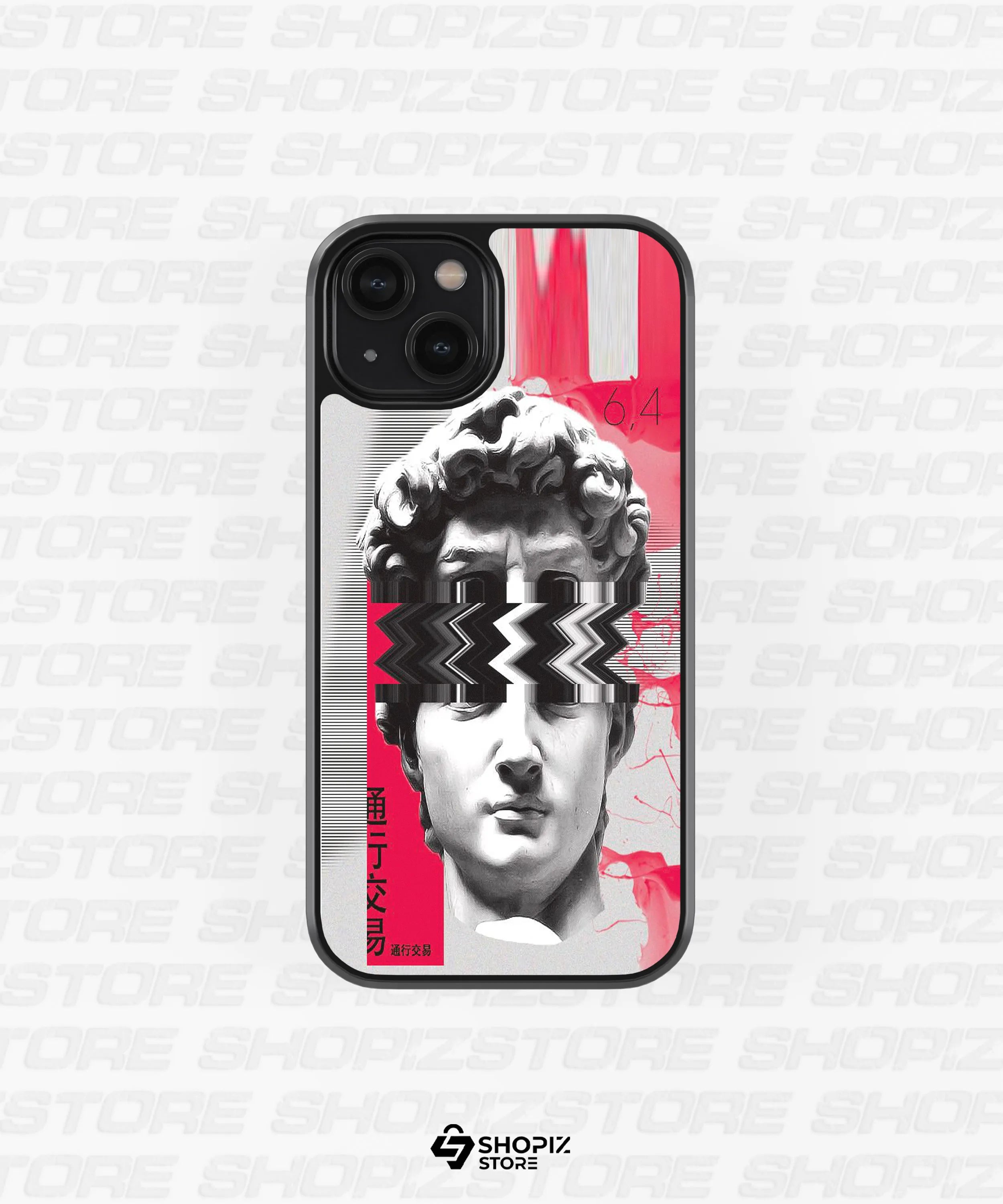 Digital david Glass Case