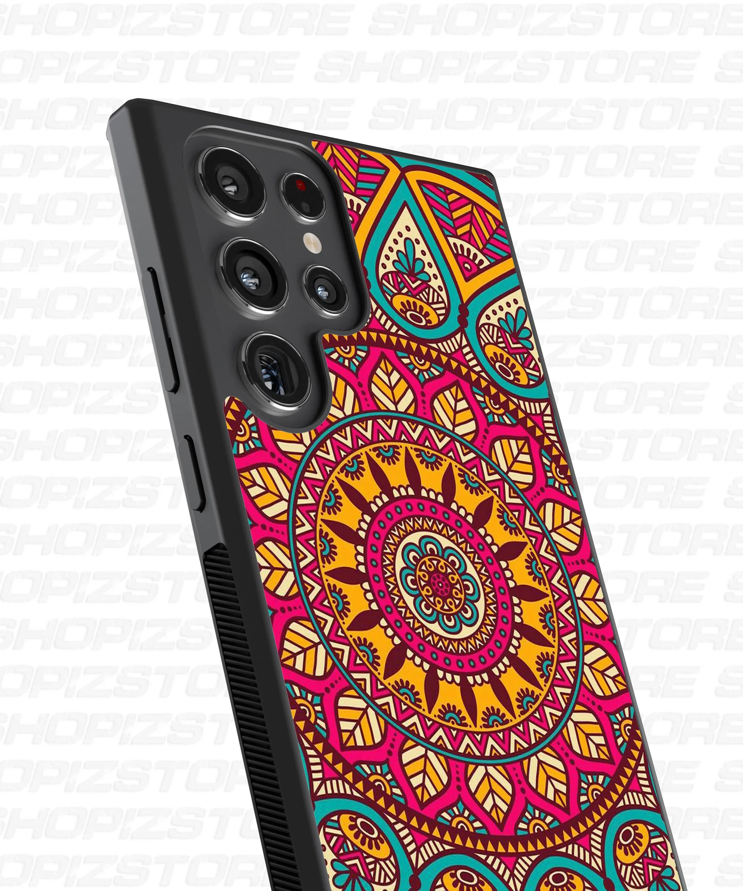 Dynamic flow Mandala Metal Case