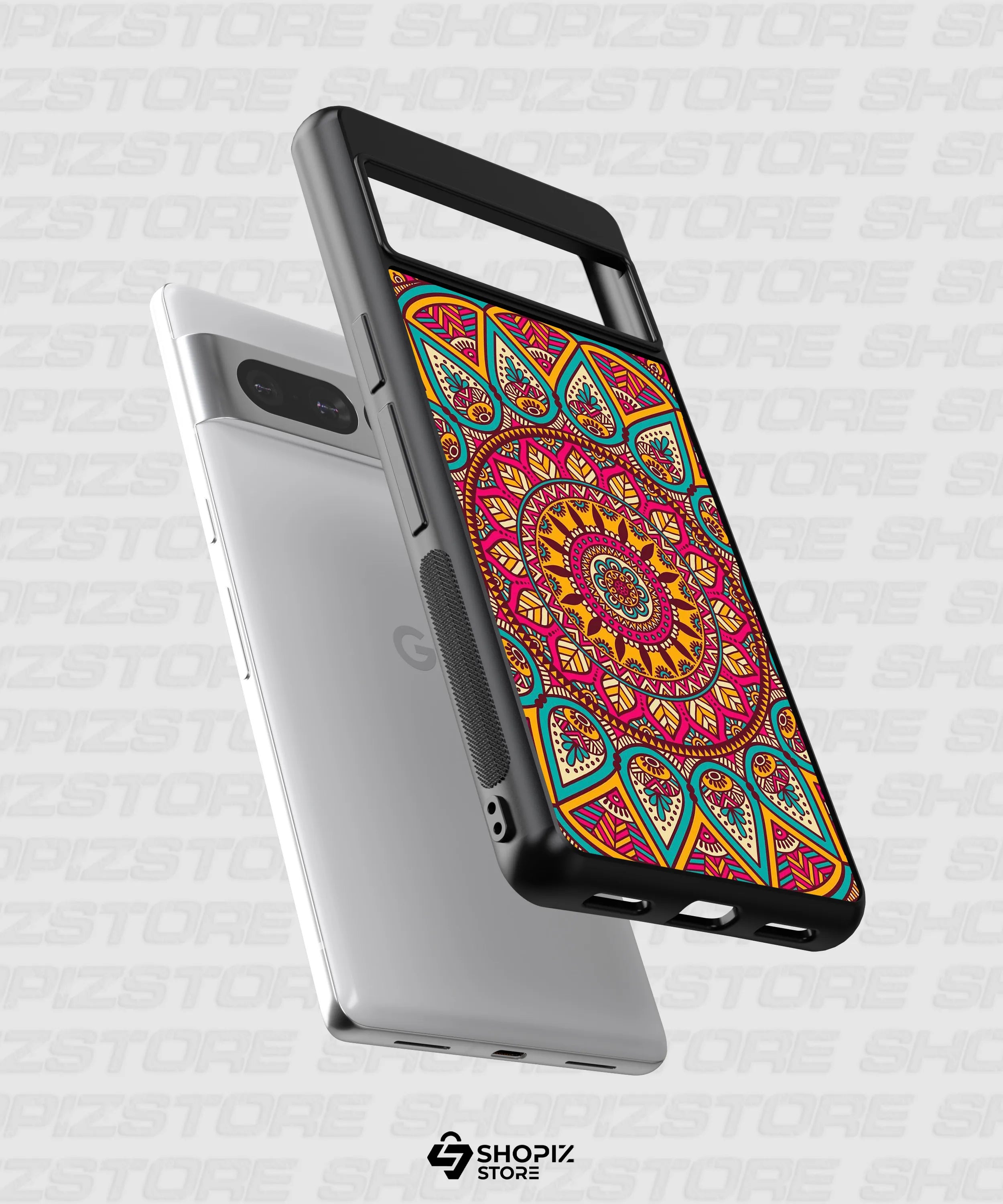 Dynamic flow Mandala Metal Case