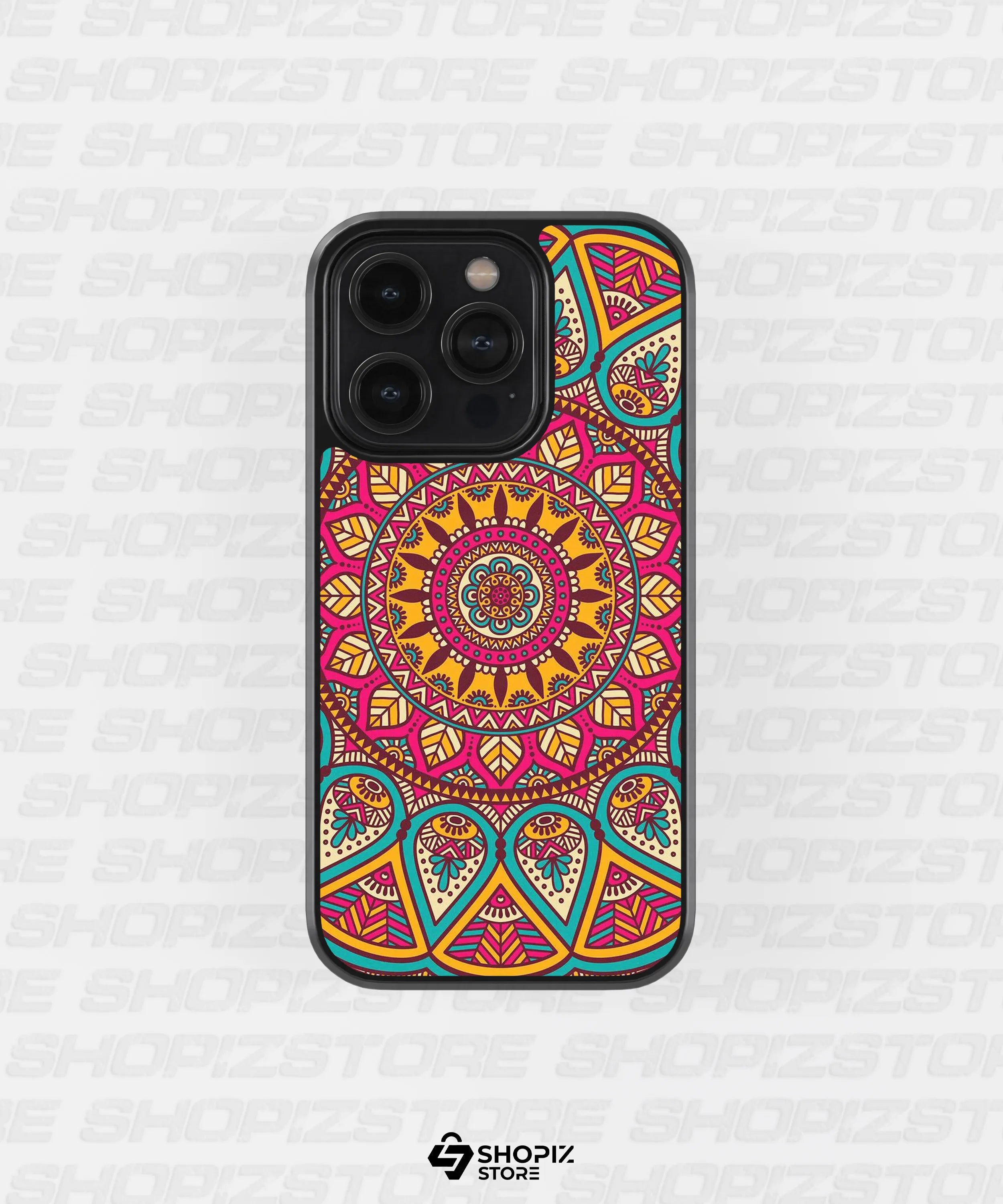 Dynamic flow Mandala Metal Case