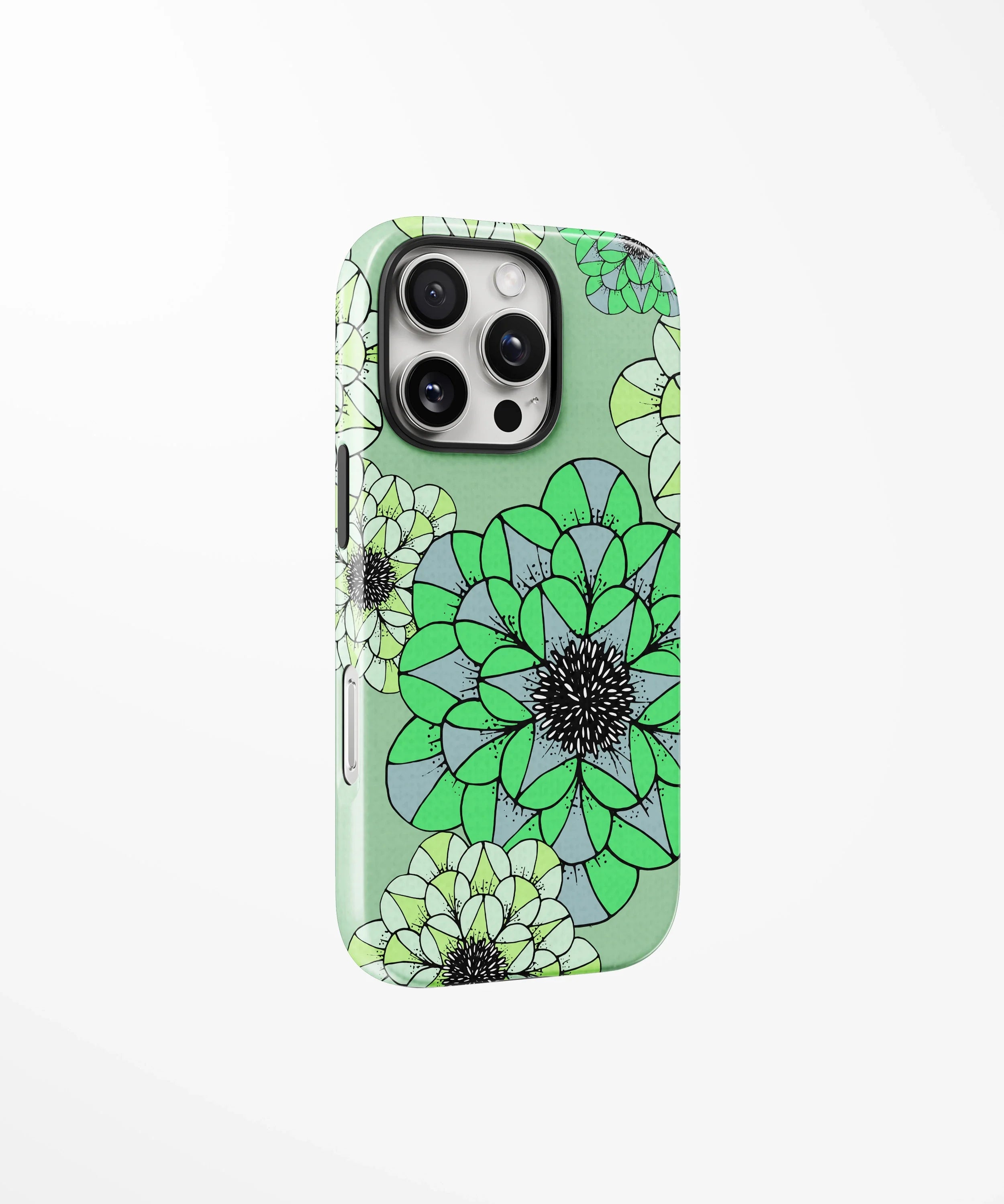 Emerald Garden Glossy Armed Hard Case
