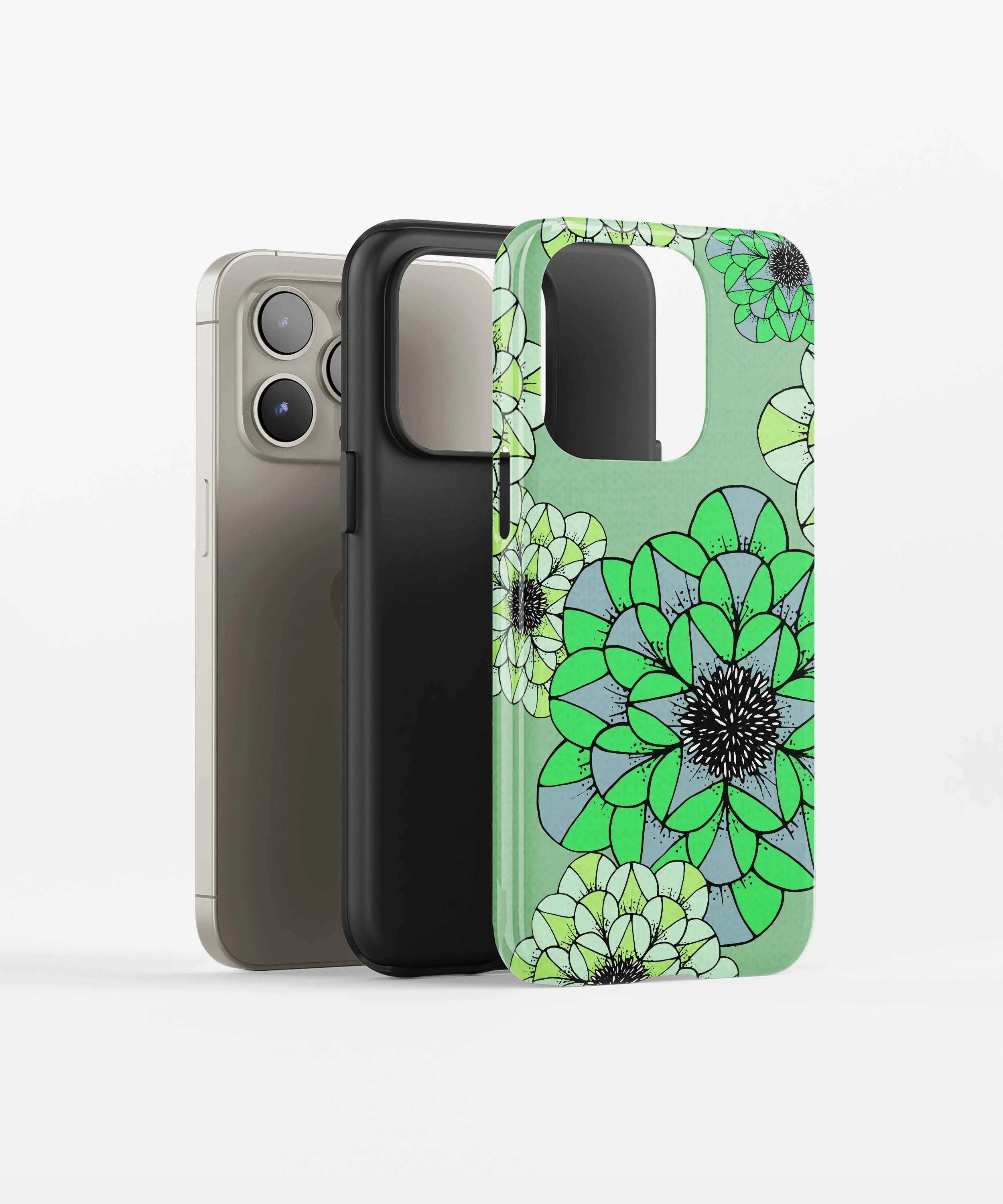 Emerald Garden Glossy Armed Hard Case
