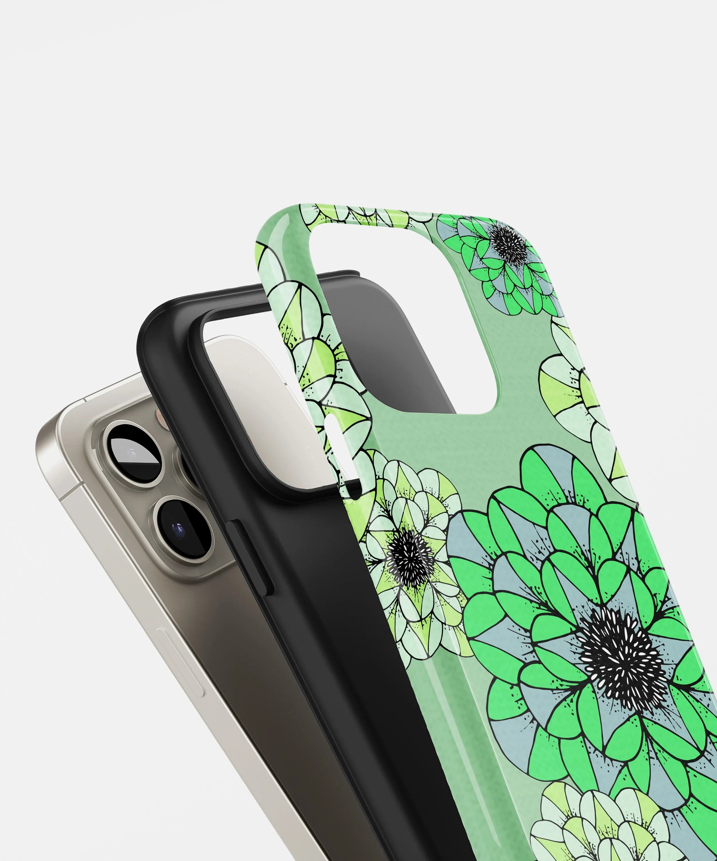 Emerald Garden Glossy Armed Hard Case