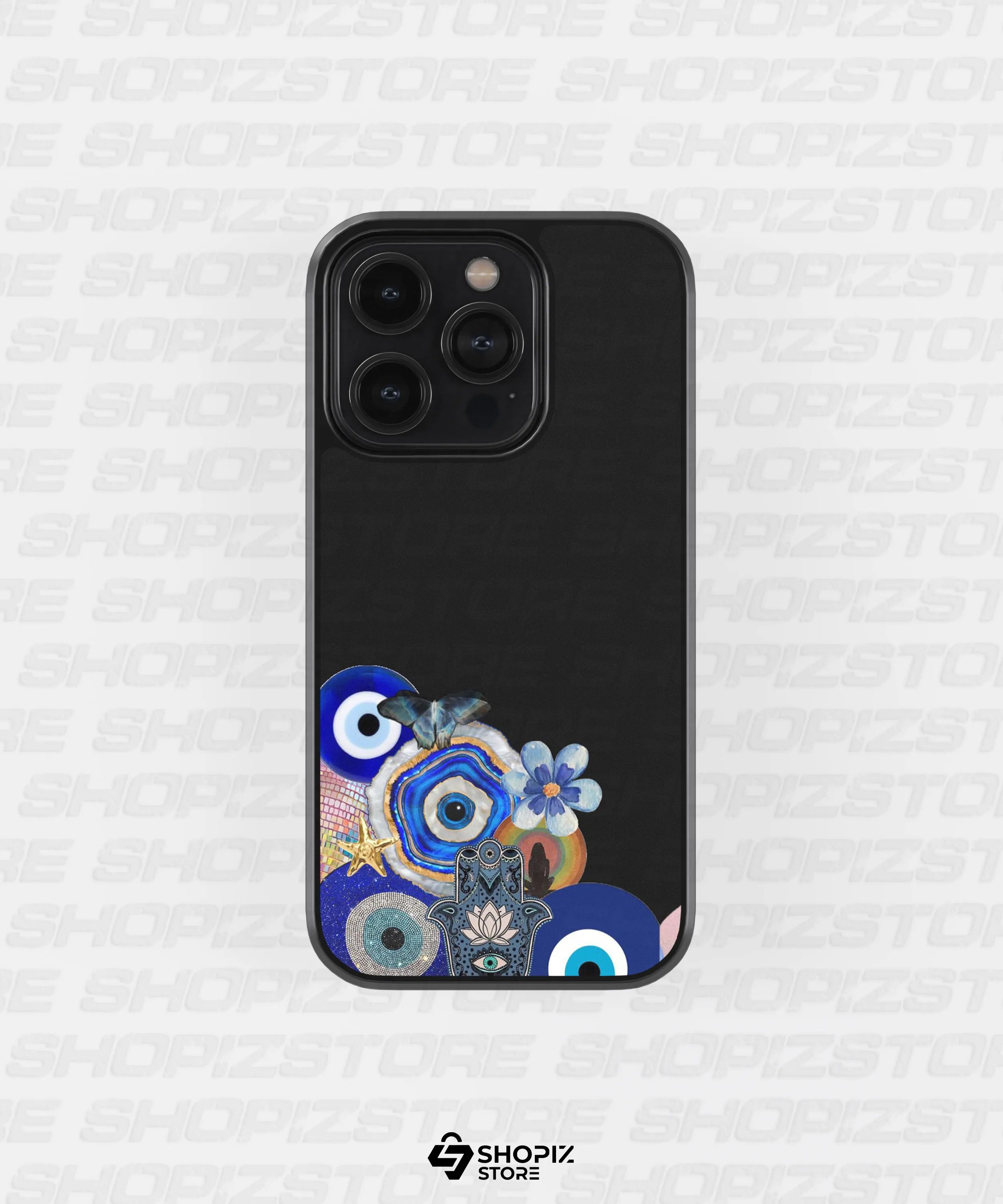 Evil eye blossom Metal Case