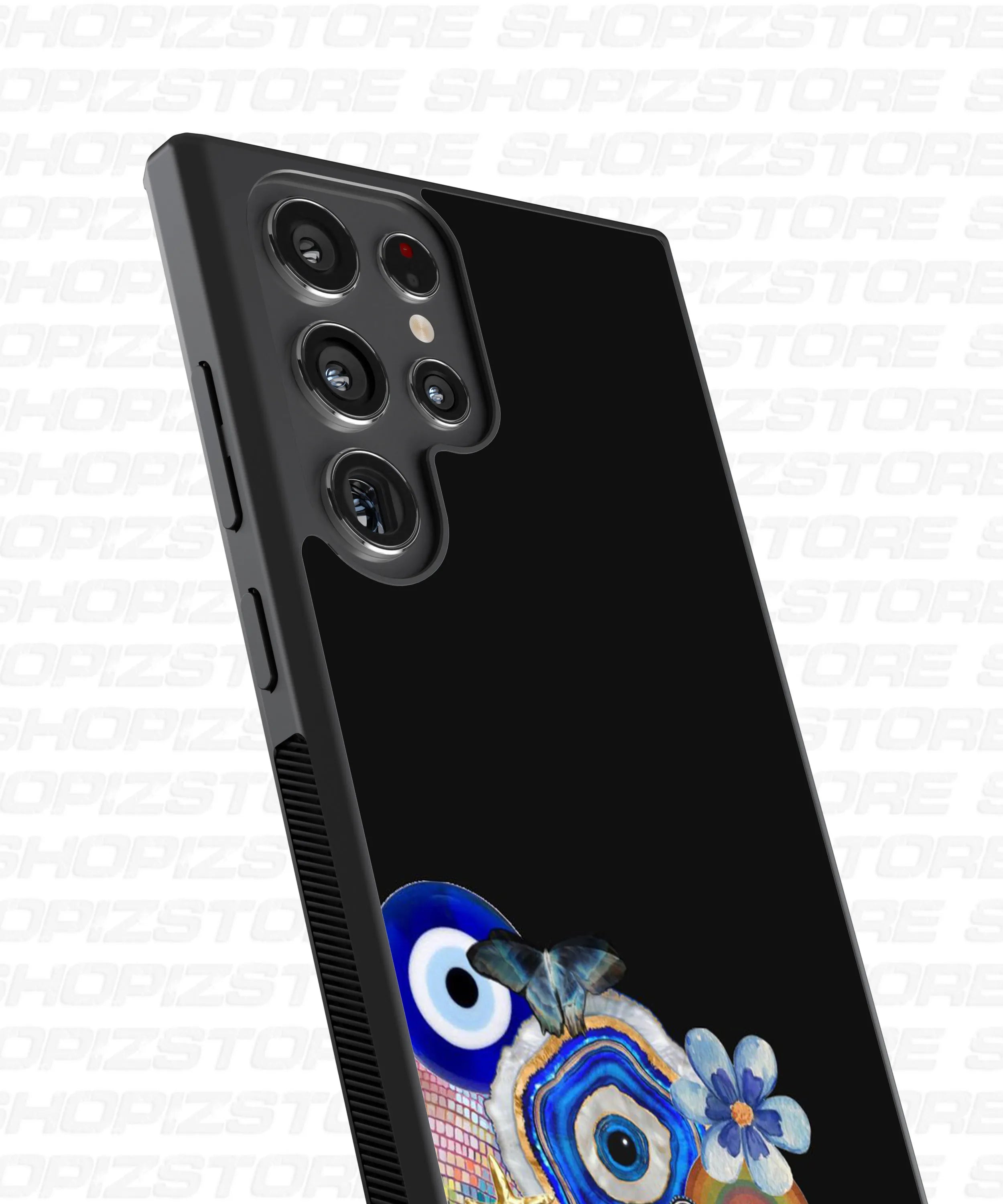 Evil eye blossom Metal Case