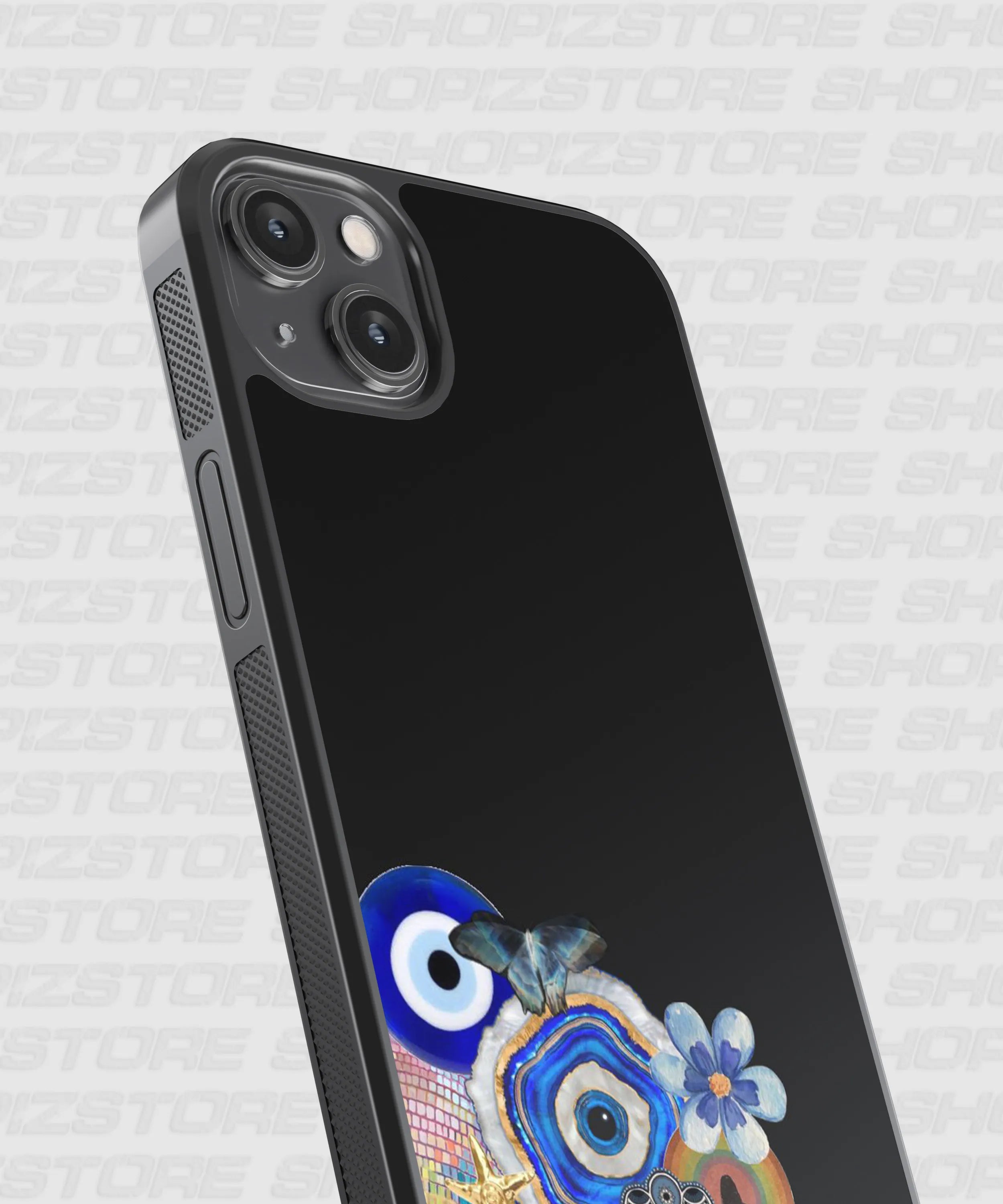 Evil eye blossom Metal Case