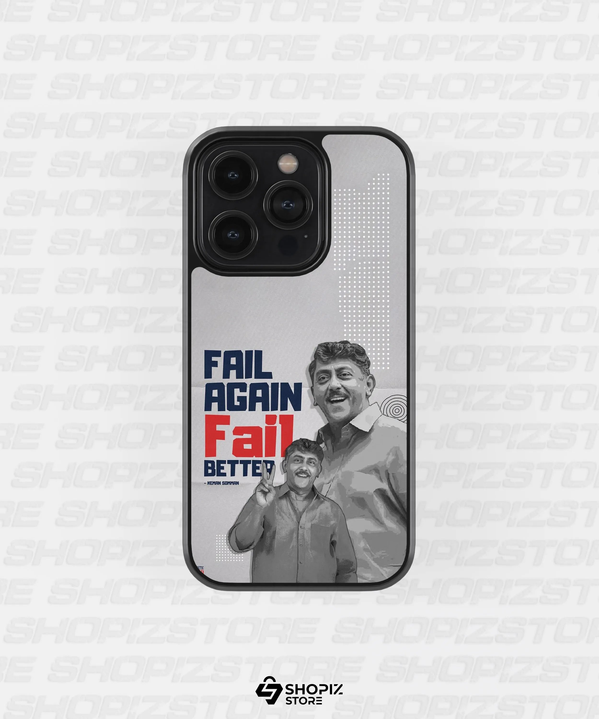 Fail Again Fail Better Metal Case
