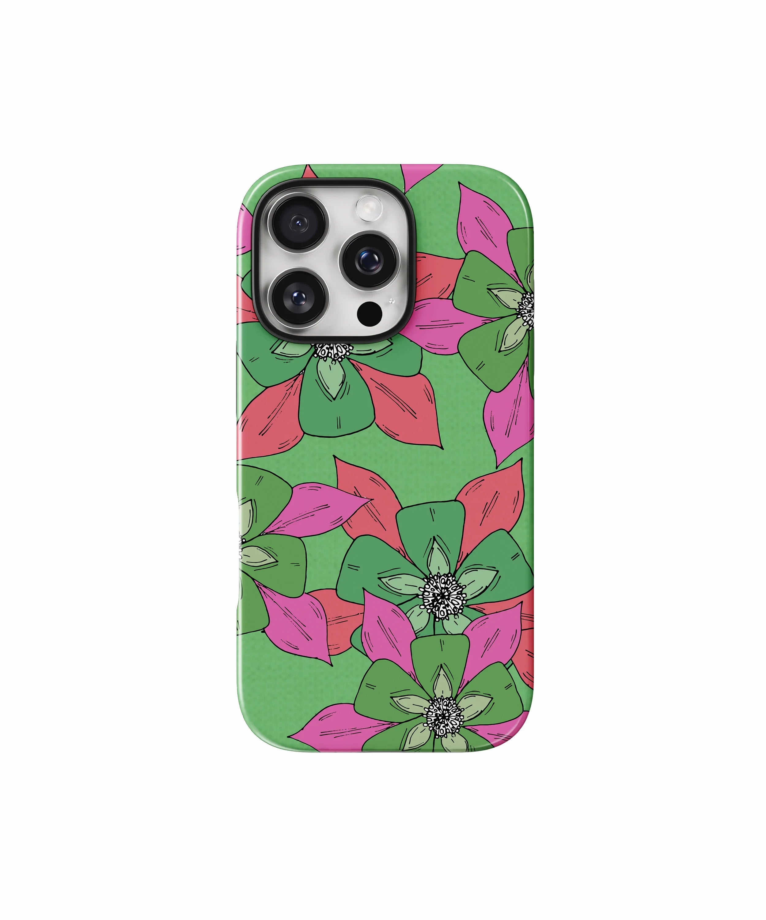 Floral Fiesta Glossy Armed Hard Case