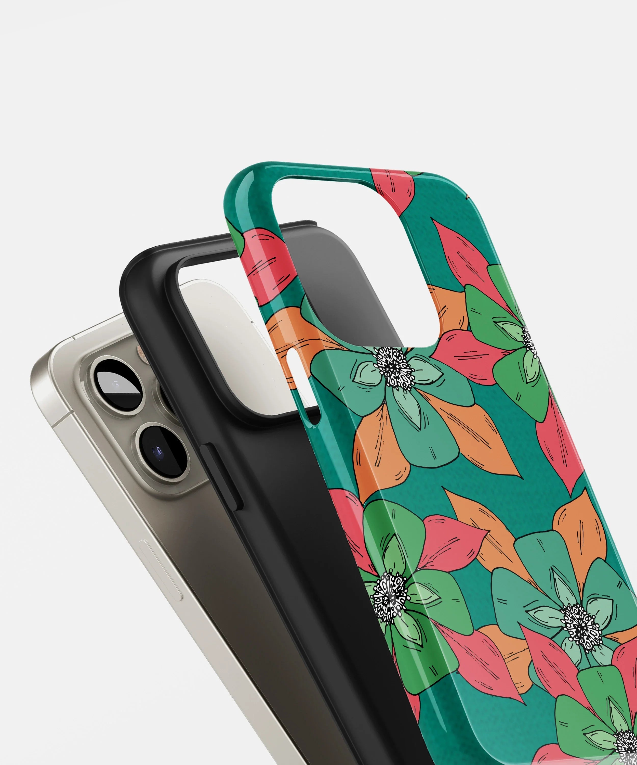 Floral Serenada Glossy Armed Hard Case
