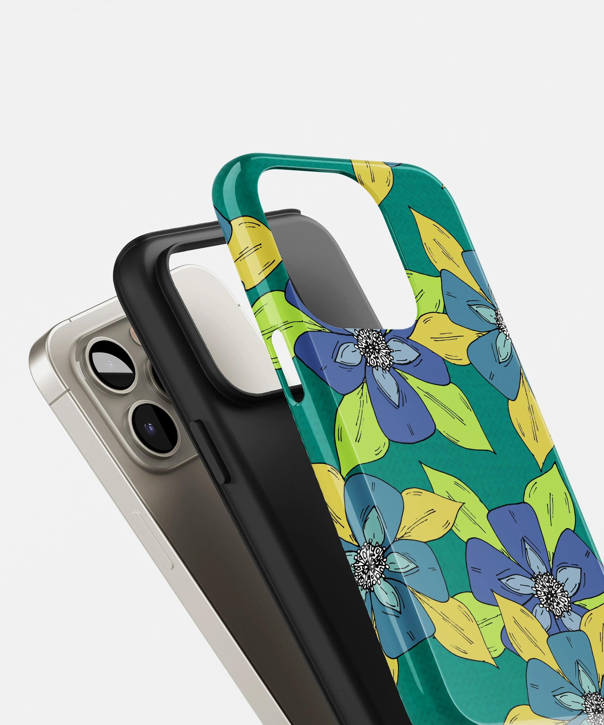 Floral Symphony Glossy Armed Hard Case