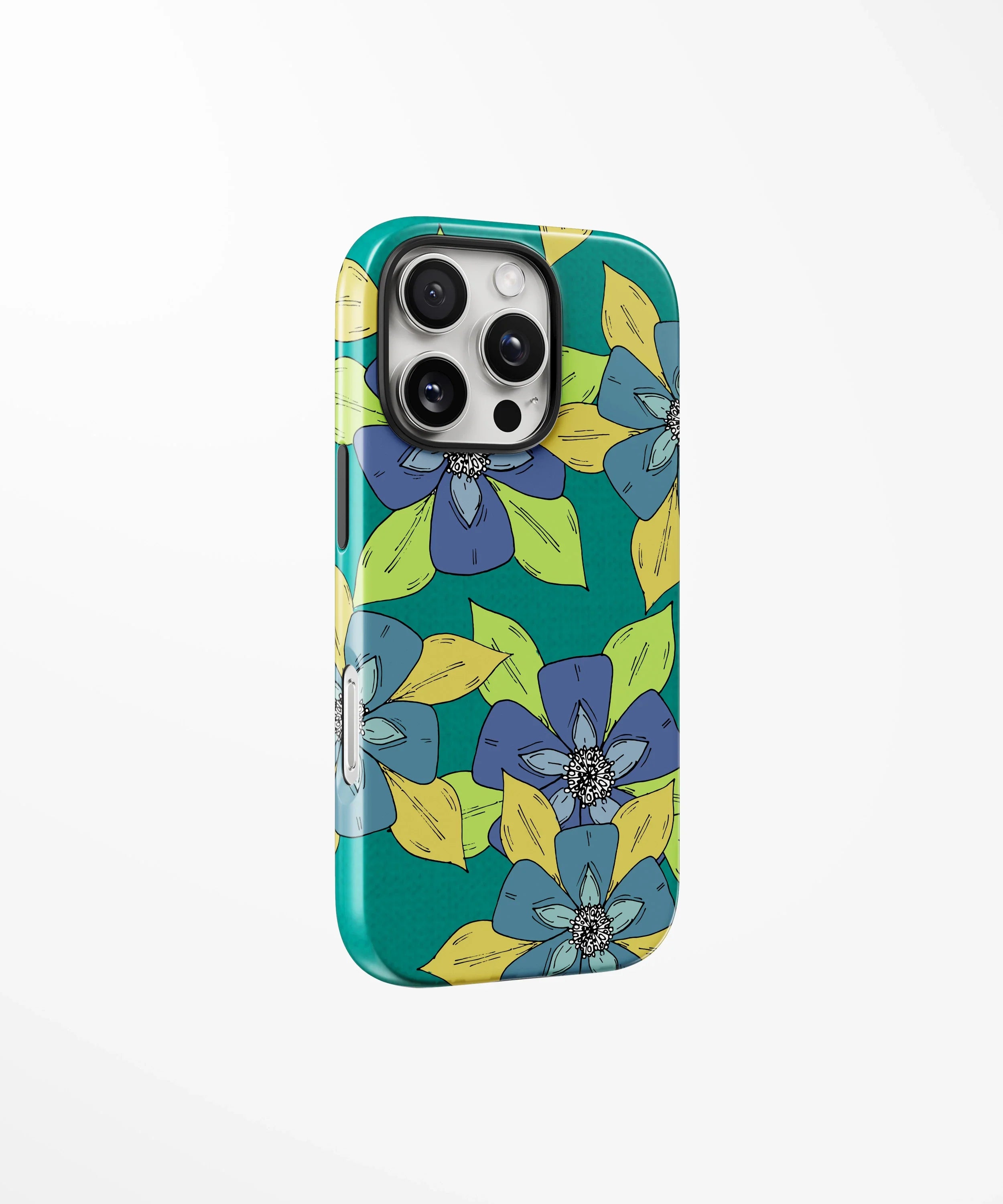 Floral Symphony Glossy Armed Hard Case