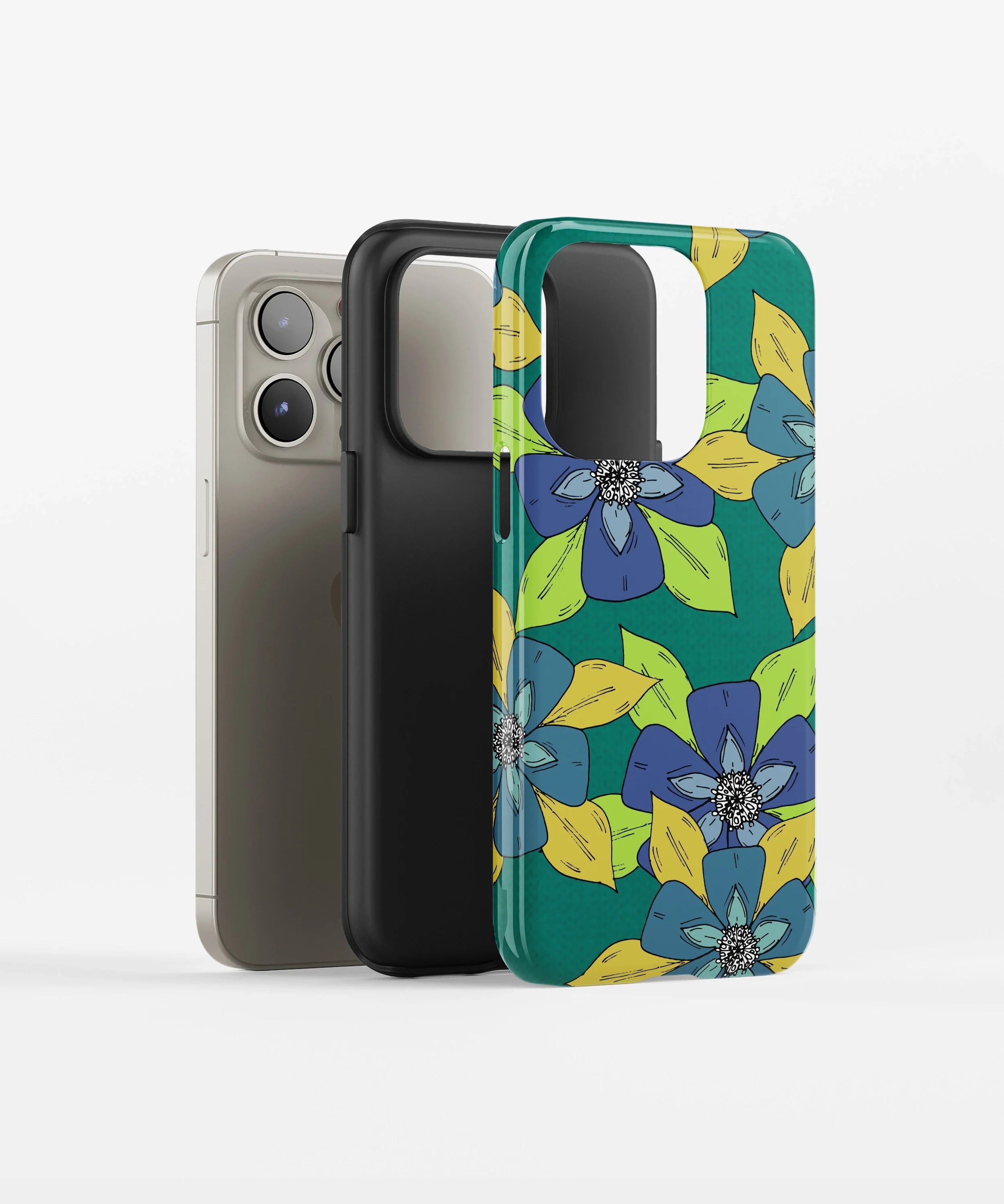 Floral Symphony Glossy Armed Hard Case