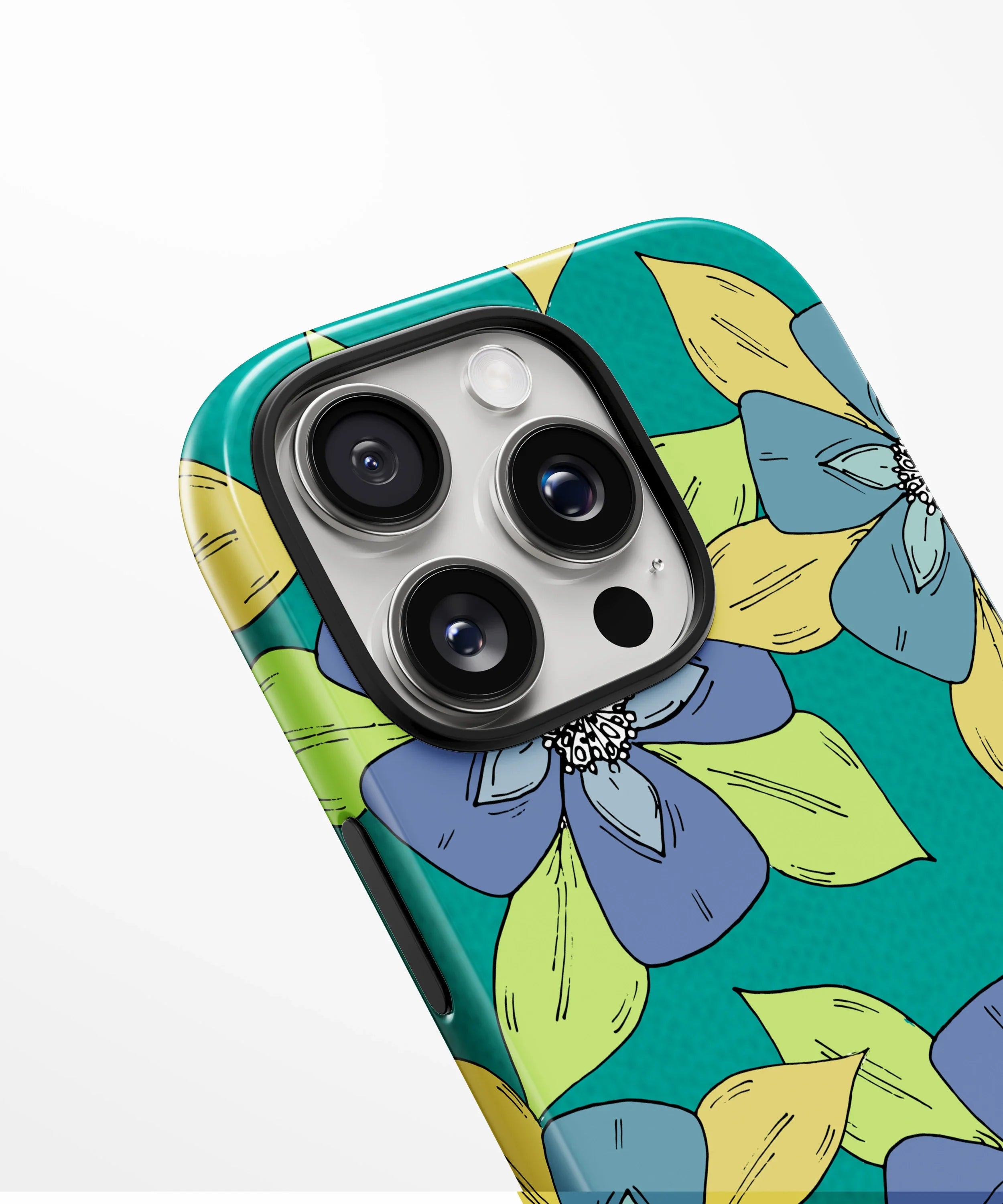 Floral Symphony Glossy Armed Hard Case